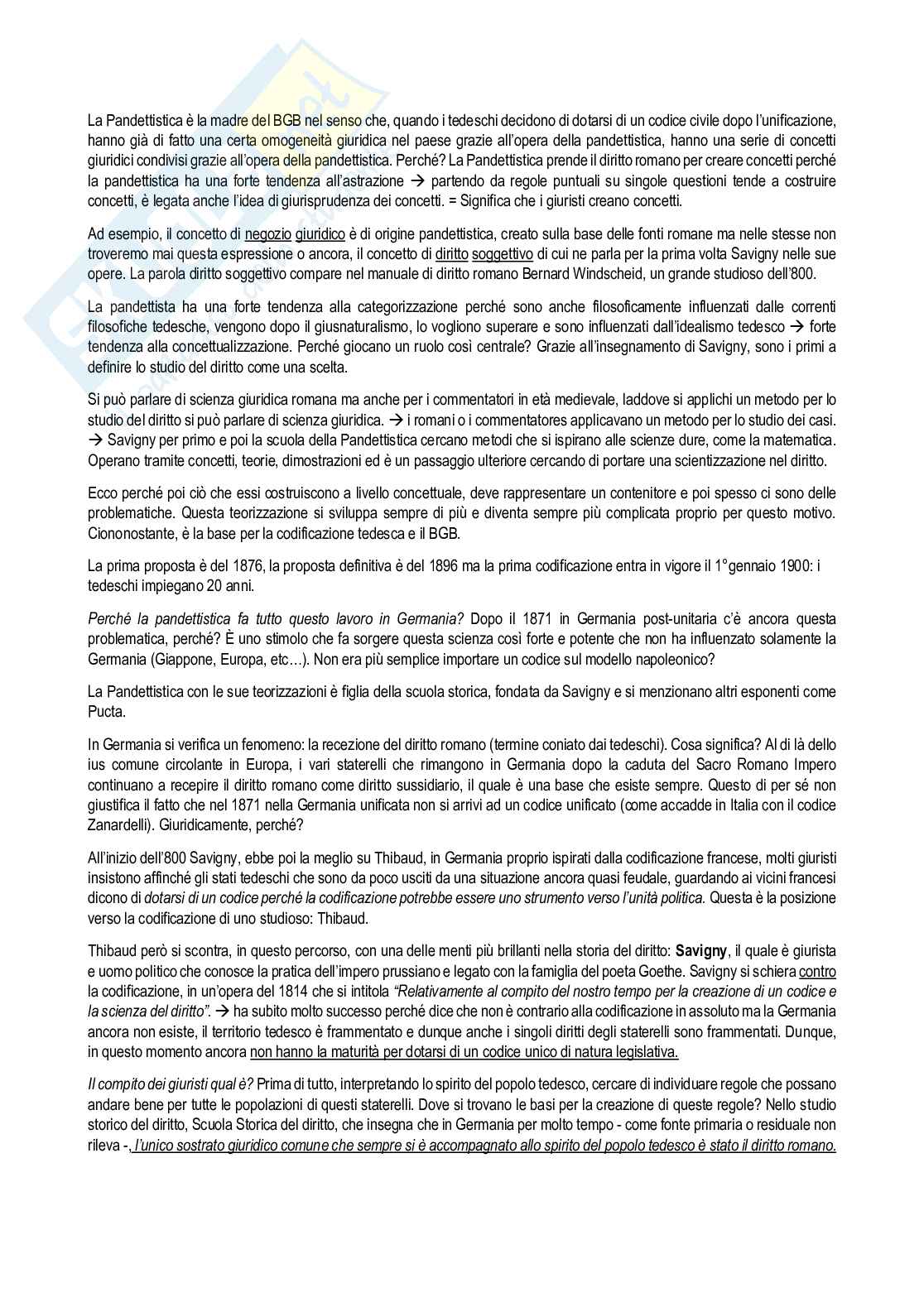 Appunti completi del corso di Diritto romano e fondamenti del diritto europeo Pag. 2