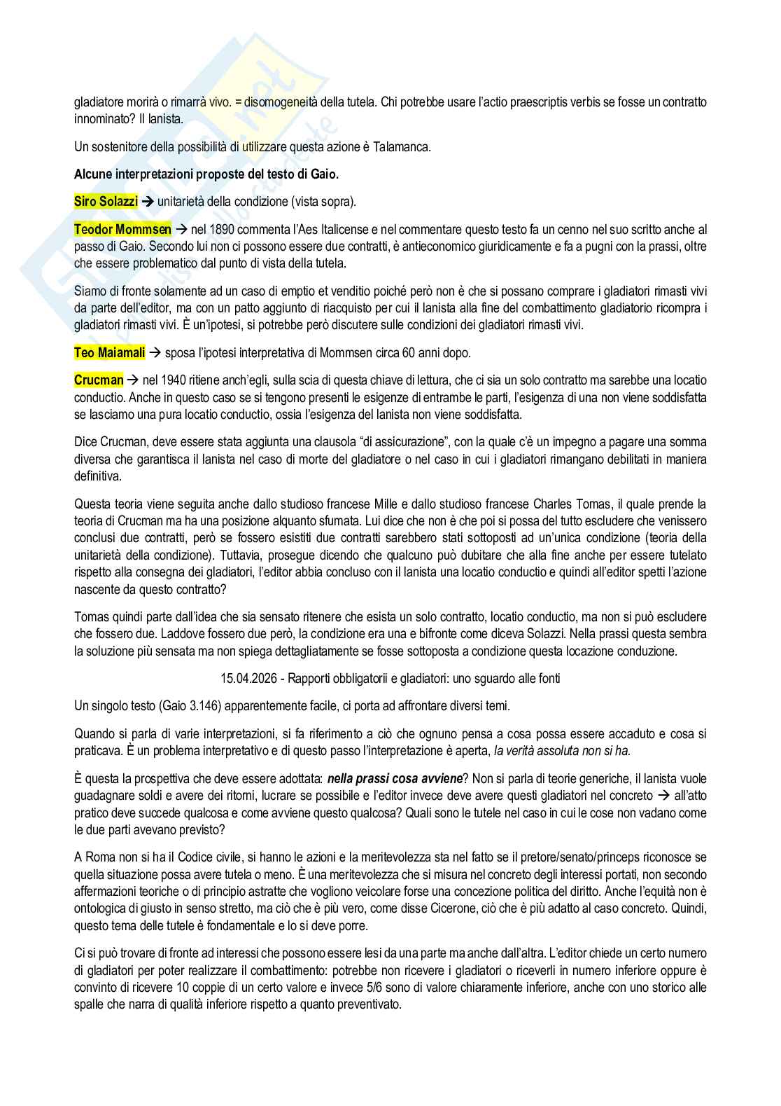 Appunti completi del corso di Diritto romano e fondamenti del diritto europeo Pag. 56