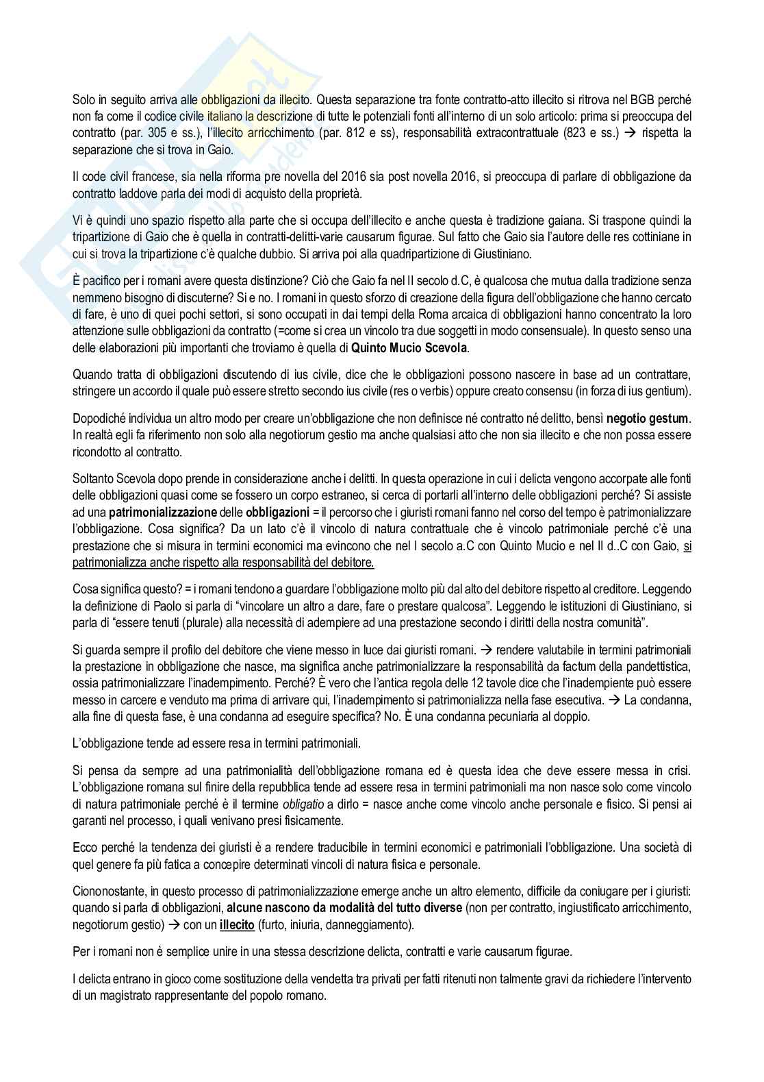 Appunti completi del corso di Diritto romano e fondamenti del diritto europeo Pag. 6
