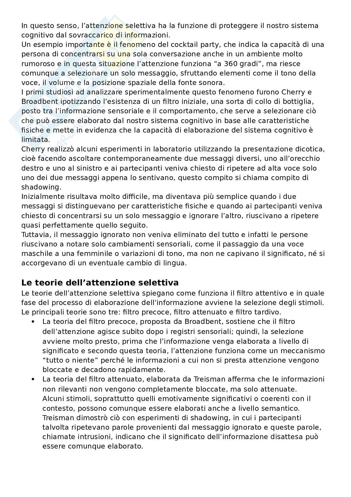 Appunti di Fondamenti di psicologia generale + slide e libro integrati Pag. 16