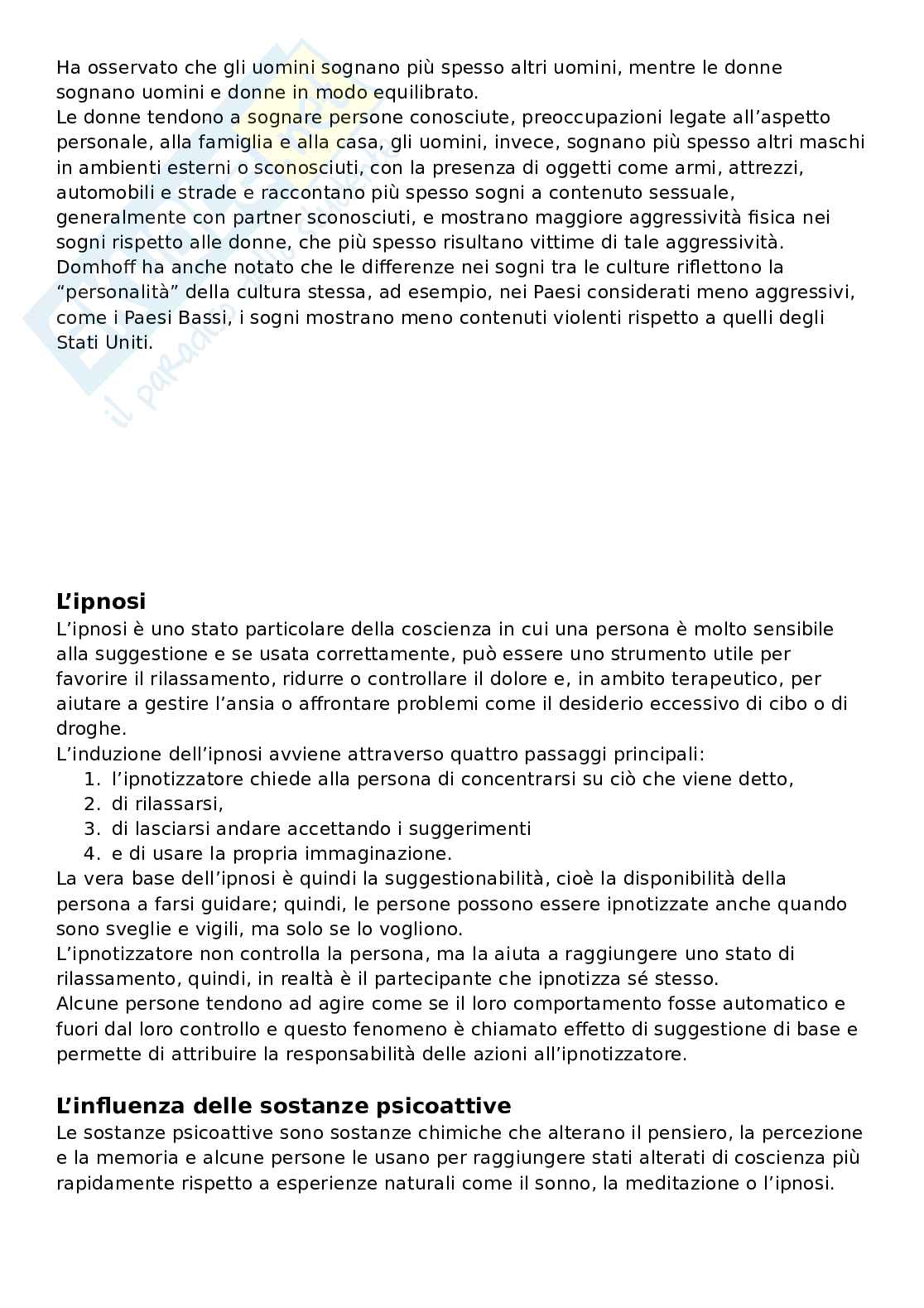 Appunti di Fondamenti di psicologia generale + slide e libro integrati Pag. 26