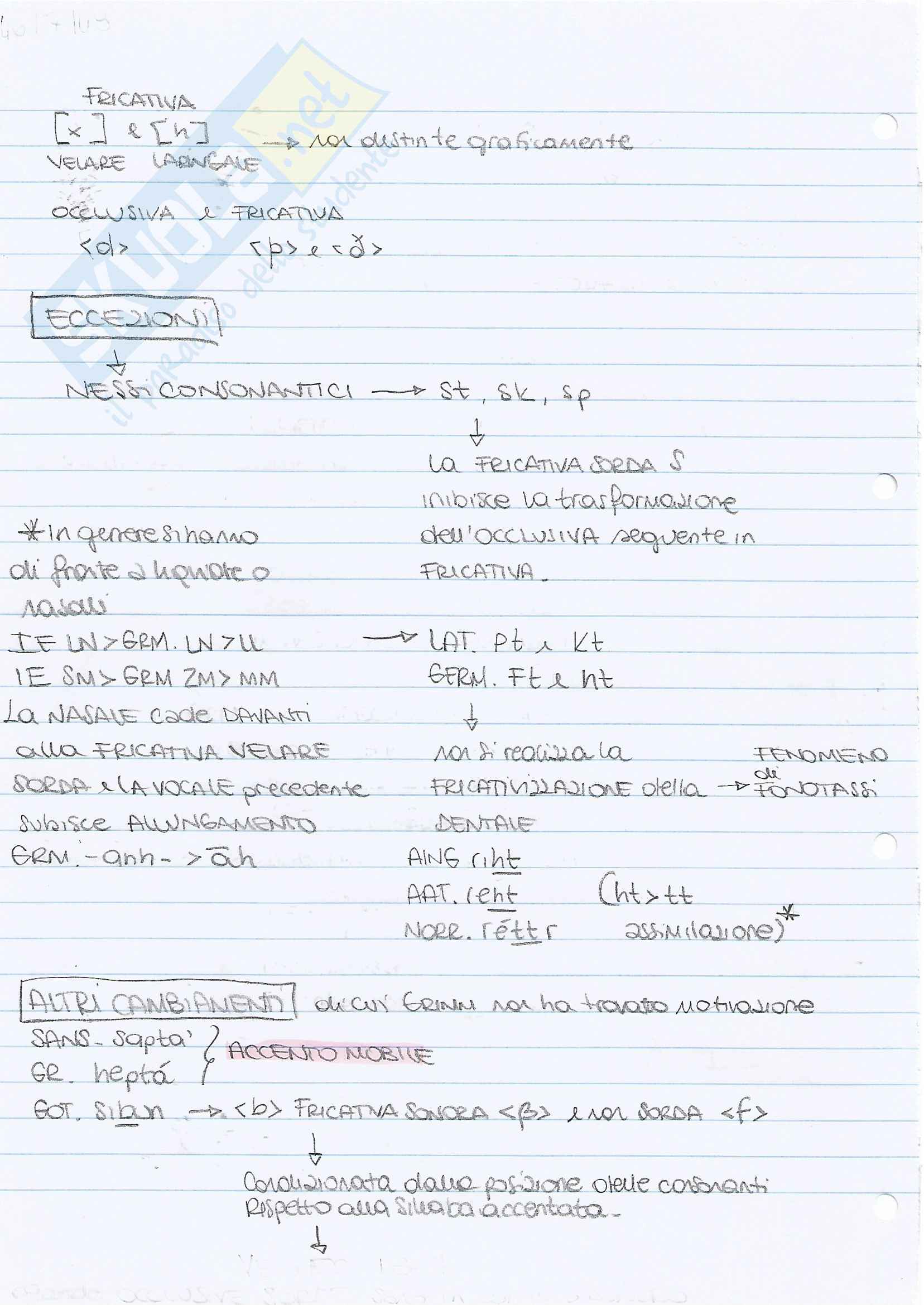 Linguistica Germanica Appunti Pag. 2