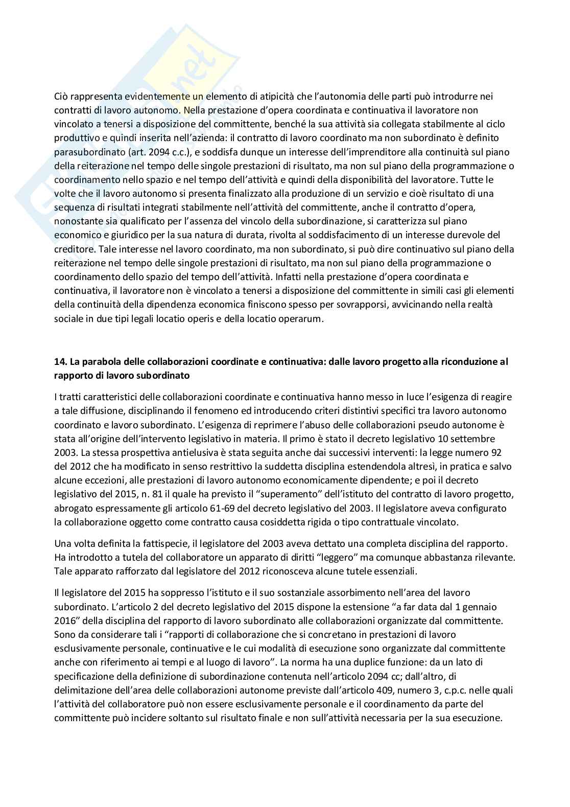 Diritto del lavoro Pag. 11