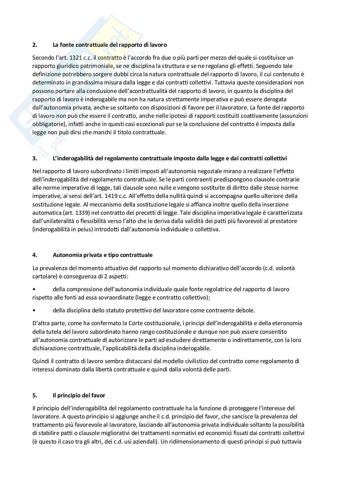 Diritto del lavoro Pag. 16