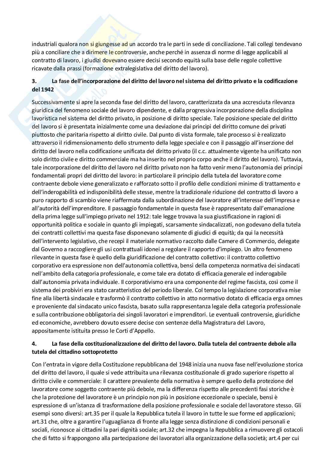 Diritto del lavoro Pag. 2