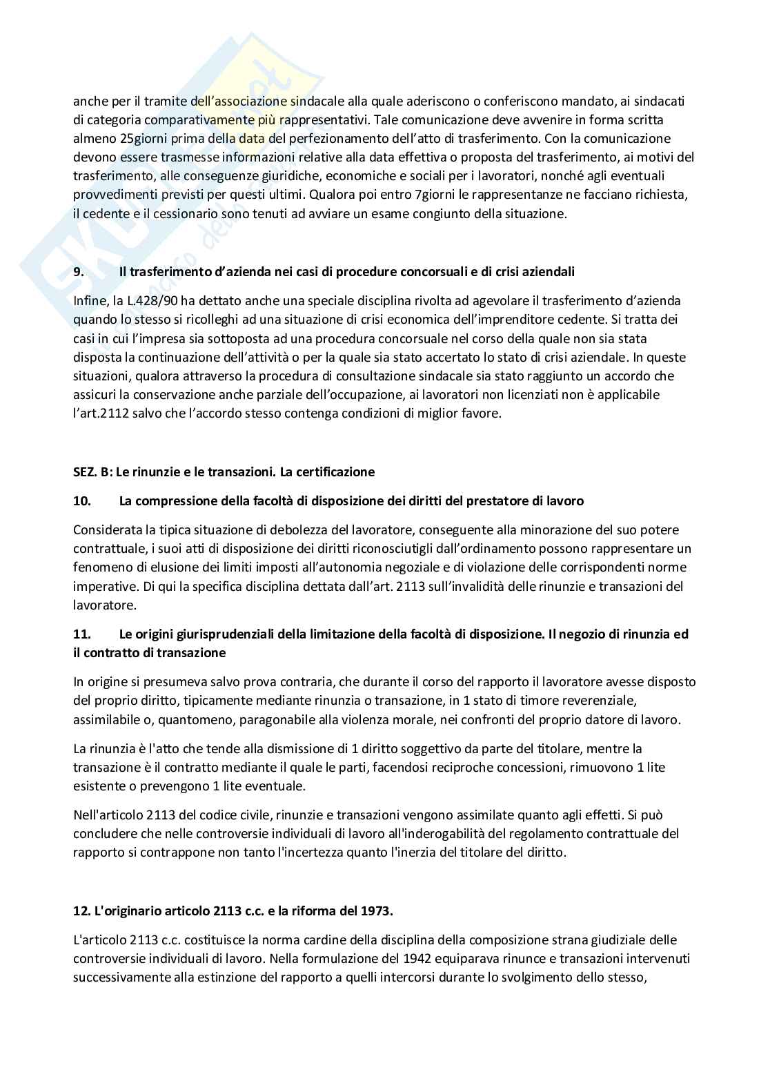 Diritto del lavoro Pag. 56