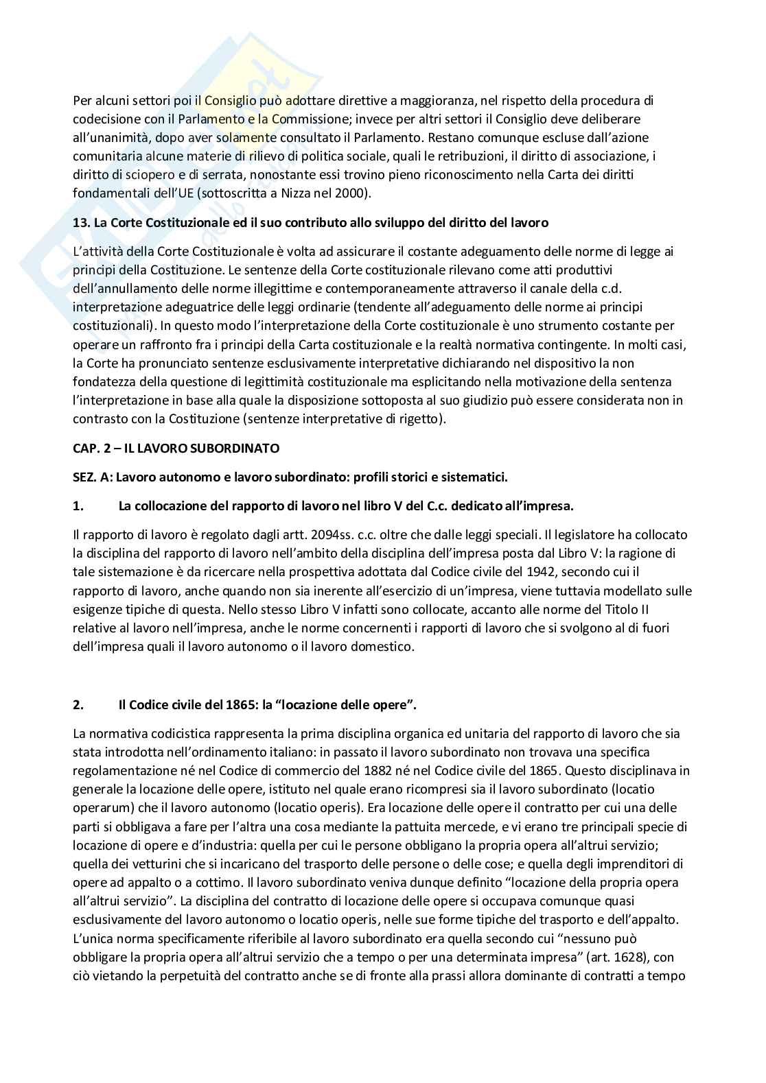 Diritto del lavoro Pag. 6
