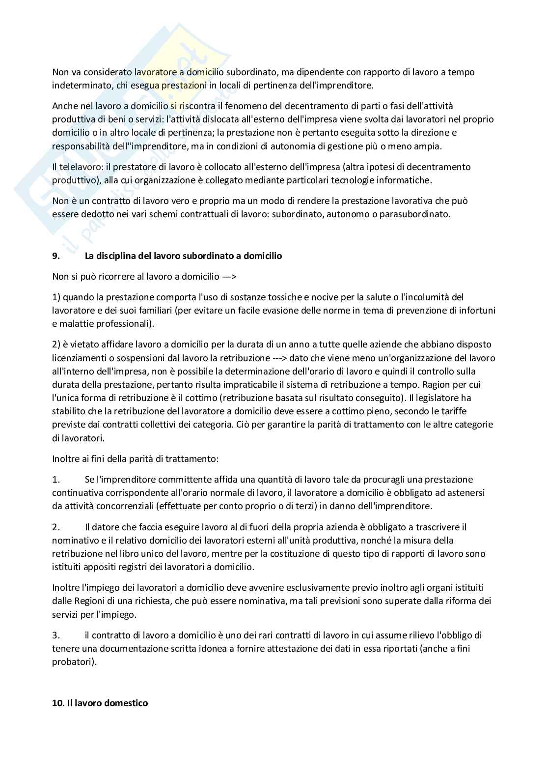 Diritto del lavoro Pag. 76
