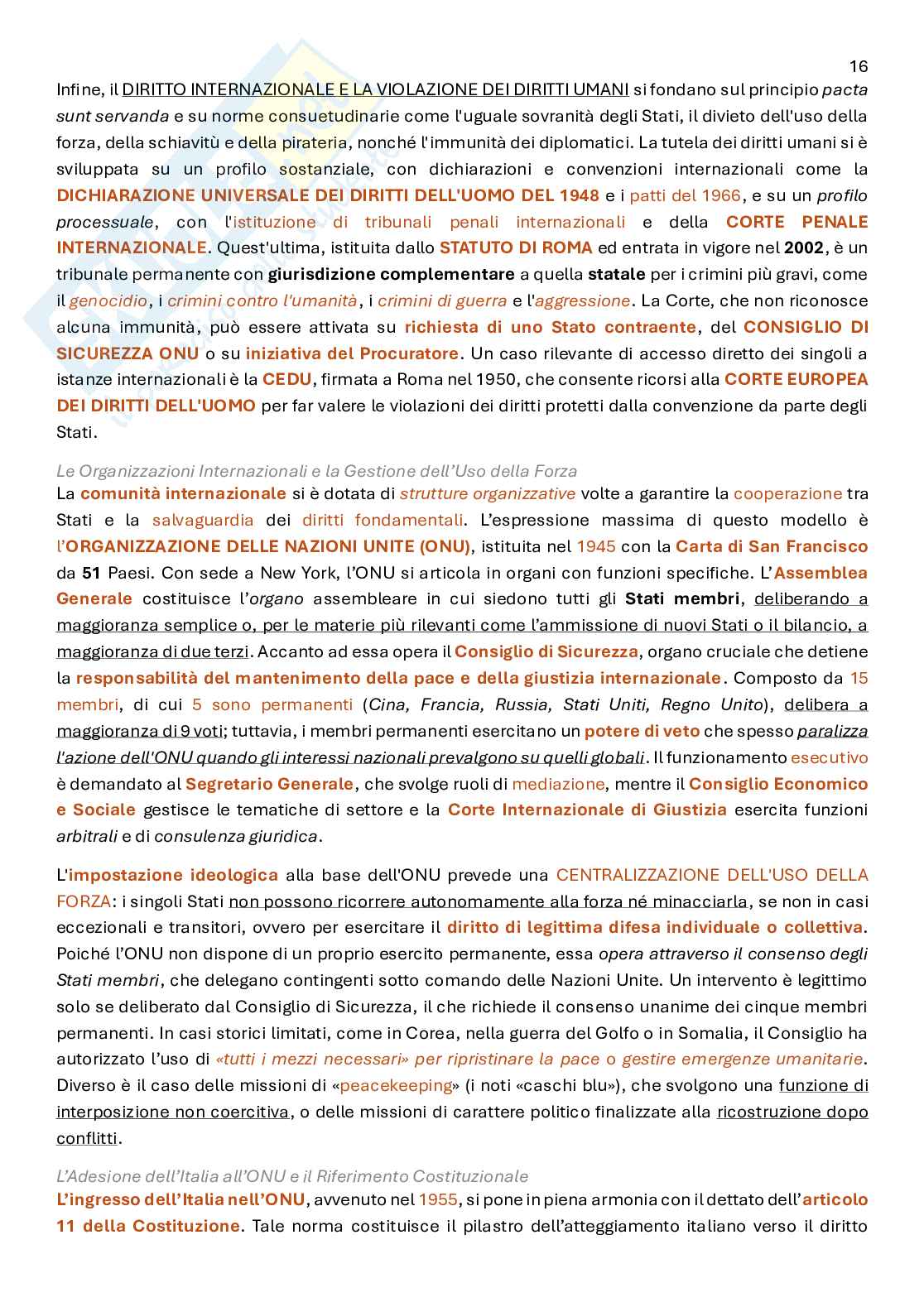 Diritto costituzionale  Pag. 16