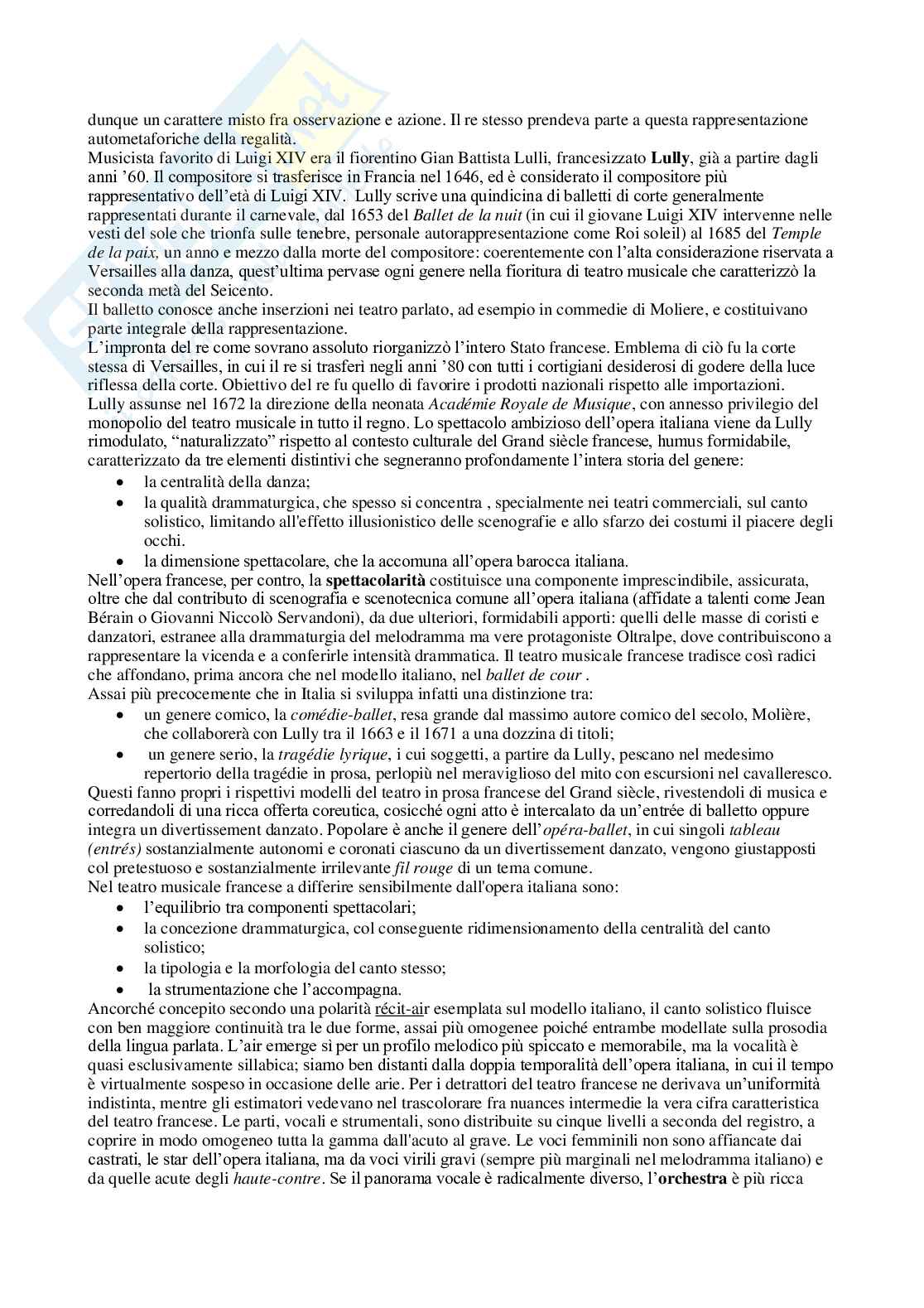 Appunti di Storia della musica  Pag. 2