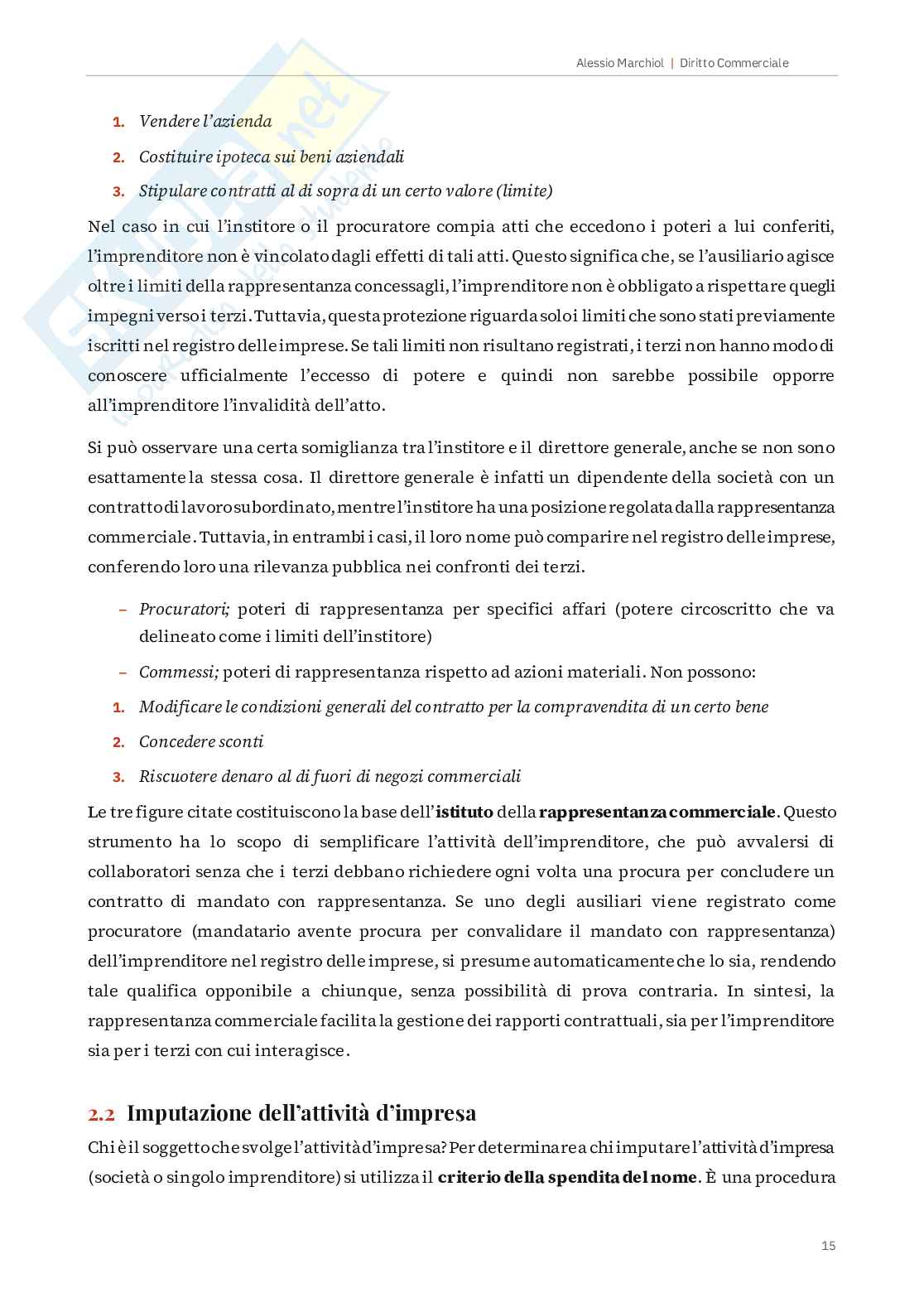 Diritto commerciale Pag. 16