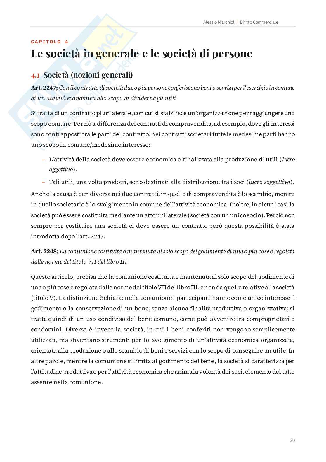 Diritto commerciale Pag. 31