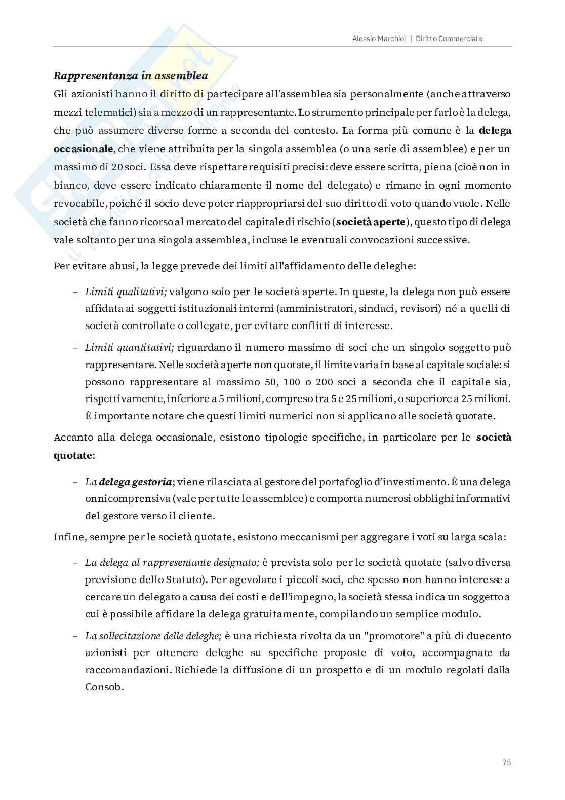 Diritto commerciale Pag. 76