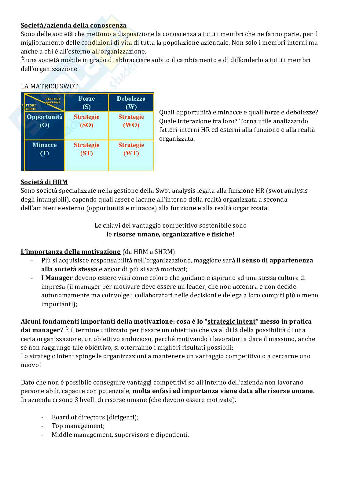 Appunti completi del corso Gestione delle risorse umane Pag. 41