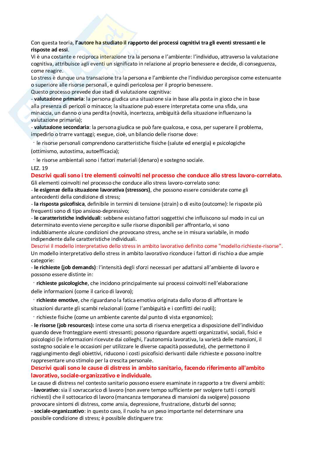 Paniere Psicologia della salute (2026) - Risposte aperte corrette  Pag. 11
