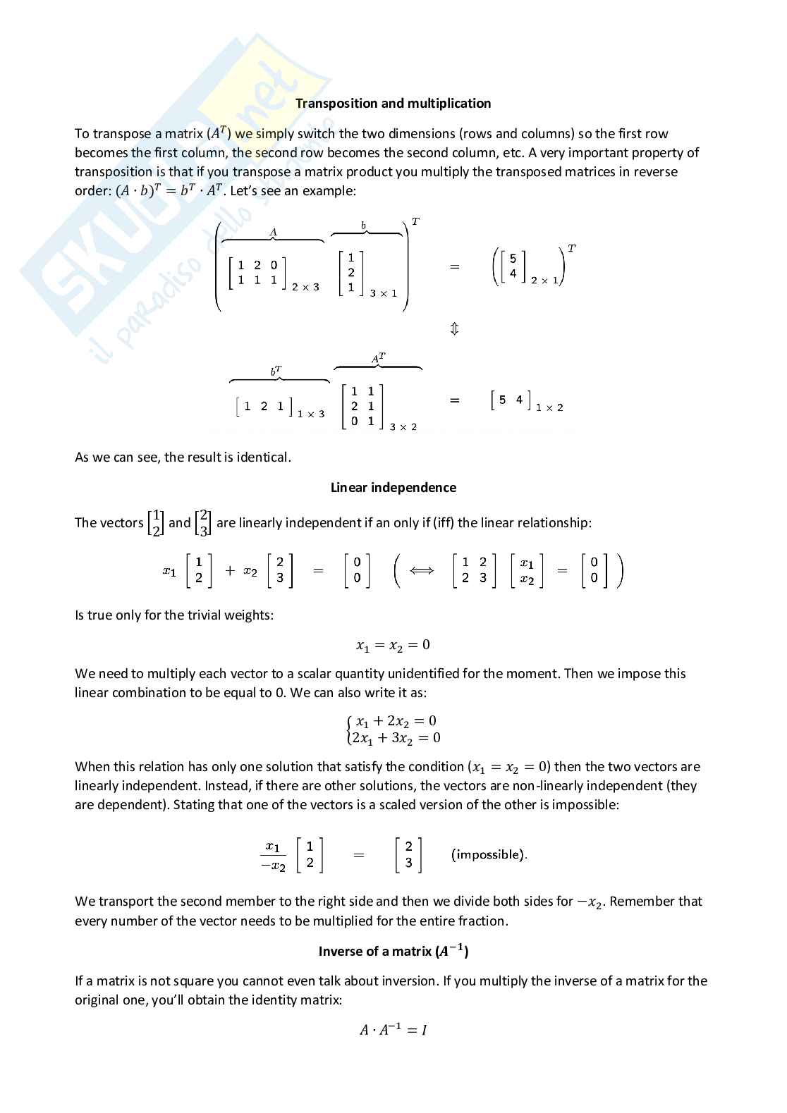 Quantitative methods for finance - Appunti completi (ENG) Pag. 2