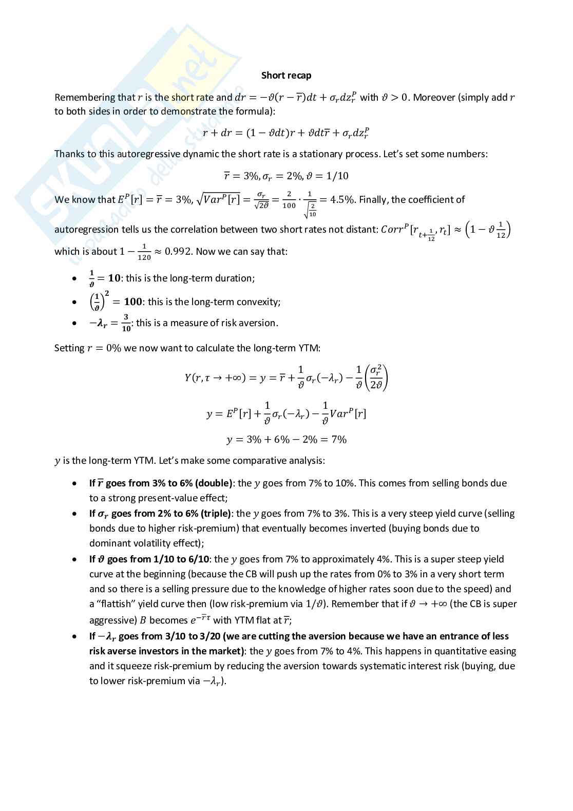 Quantitative methods for finance - Appunti completi (ENG) Pag. 81