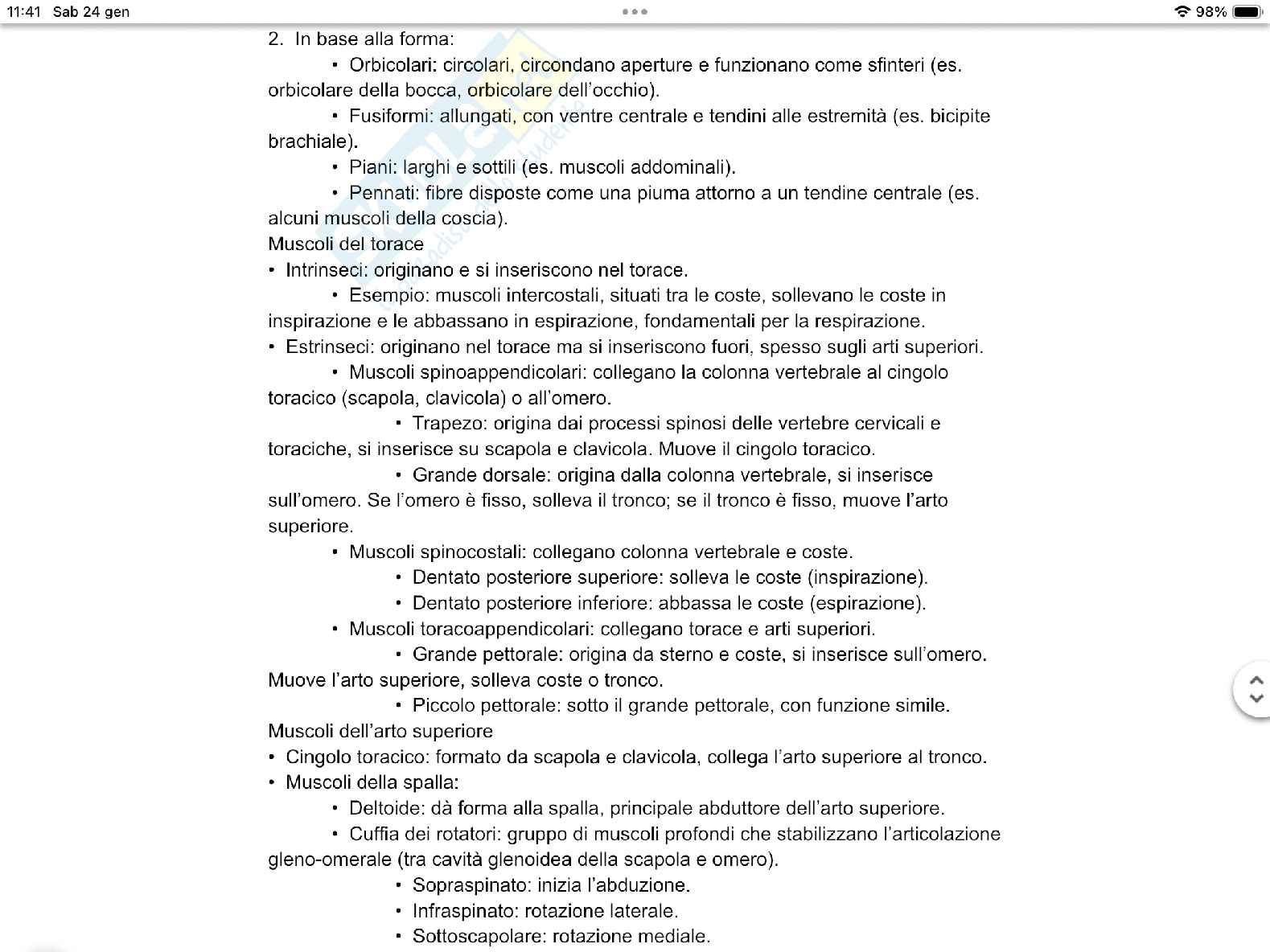 Apparato locomotore  Pag. 2