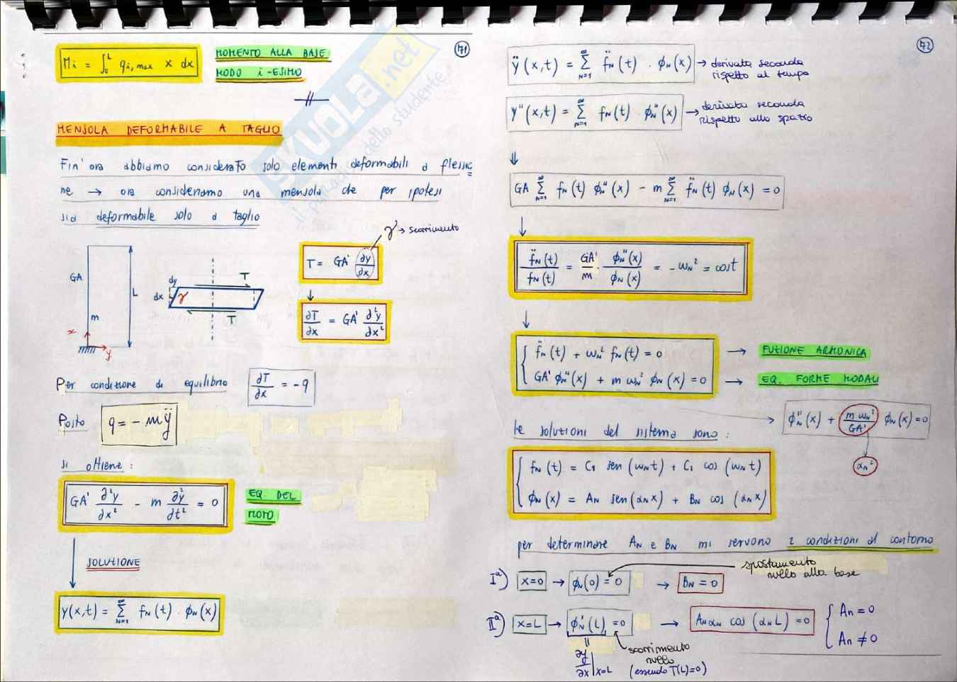 Progetto in zona sismica - Appunti Teoria - Parte 1 Pag. 16