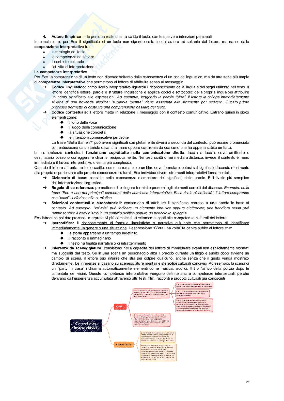 Semiotica e filosofia dei linguaggi - Appunti completi Pag. 26