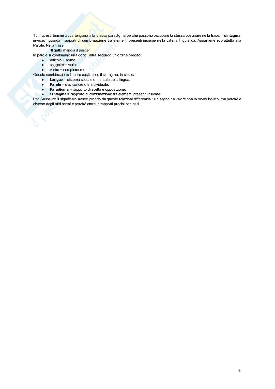 Semiotica e filosofia dei linguaggi - Appunti completi Pag. 61