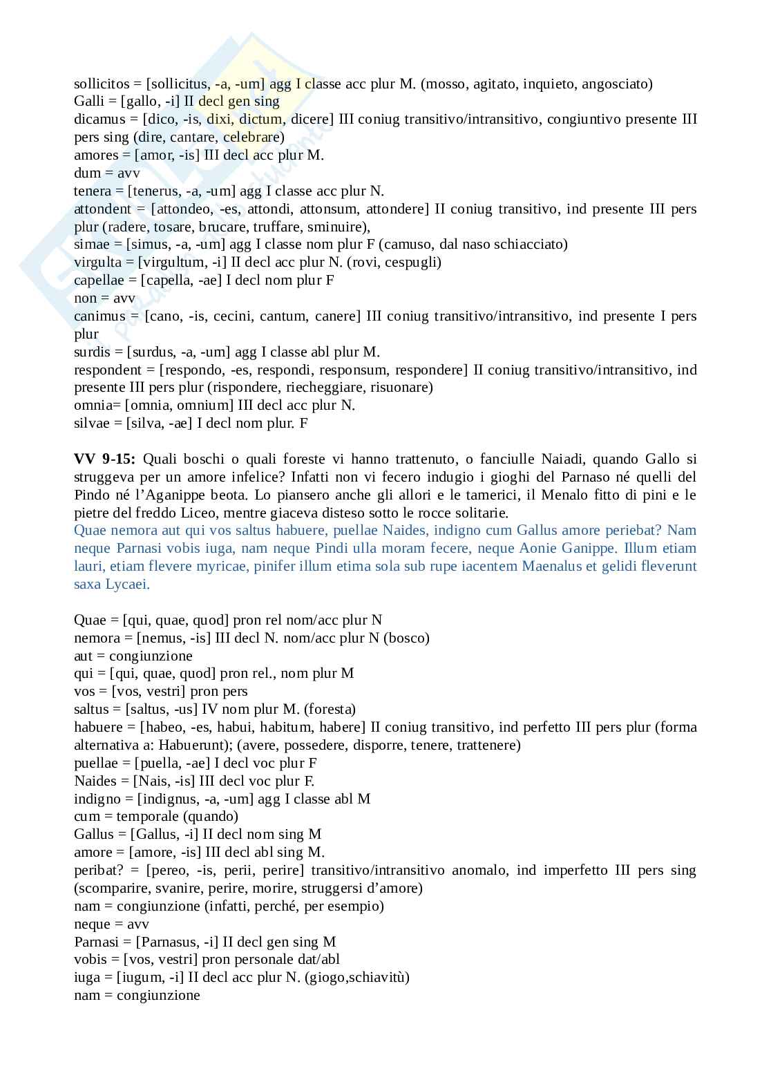 Traduzione ecloga X Pag. 2