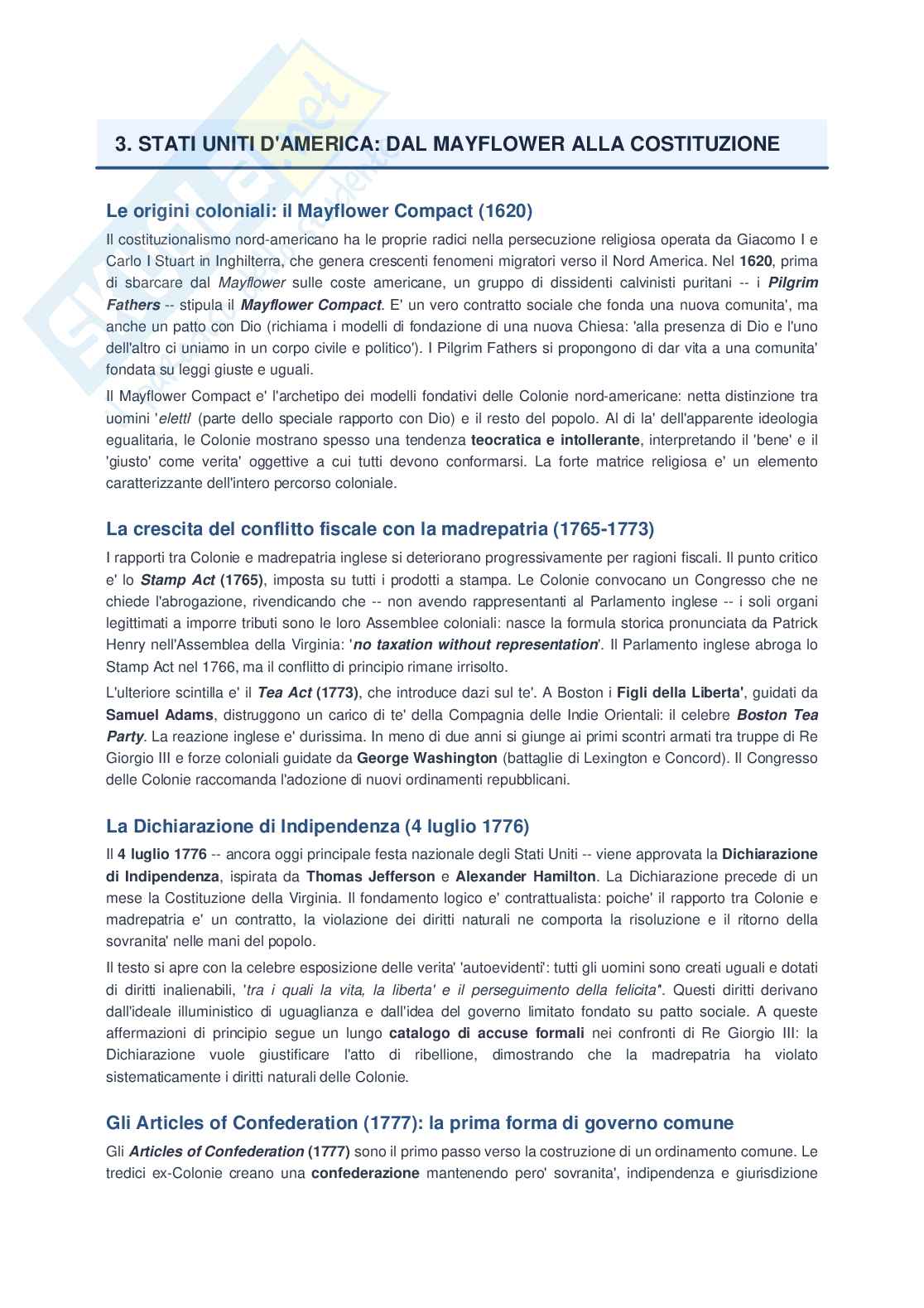 Appunti di Diritto costituzionale e comparato sul costituzionalismo europeo Pag. 6