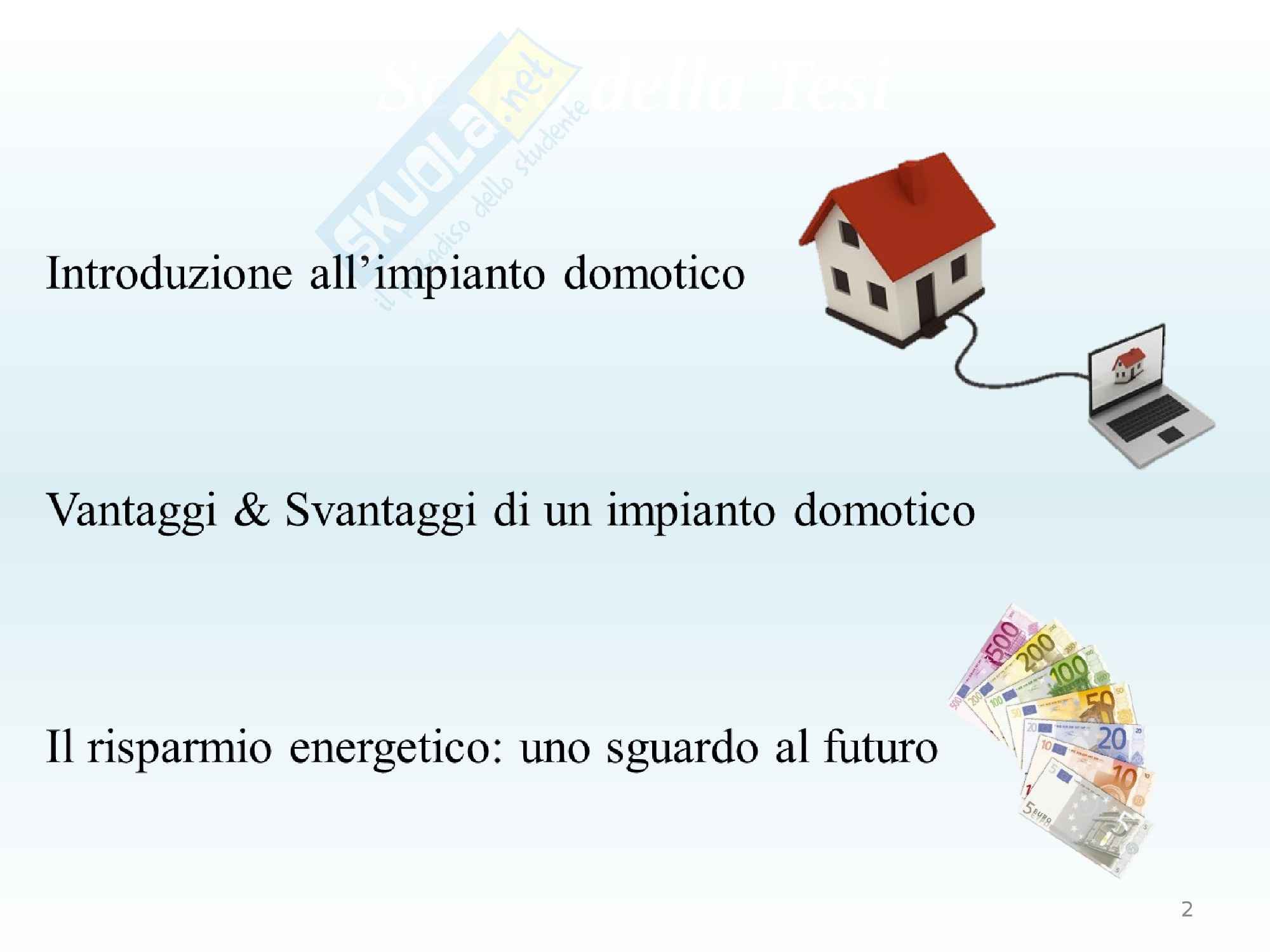 Domotica - Presentazione tesi Pag. 2