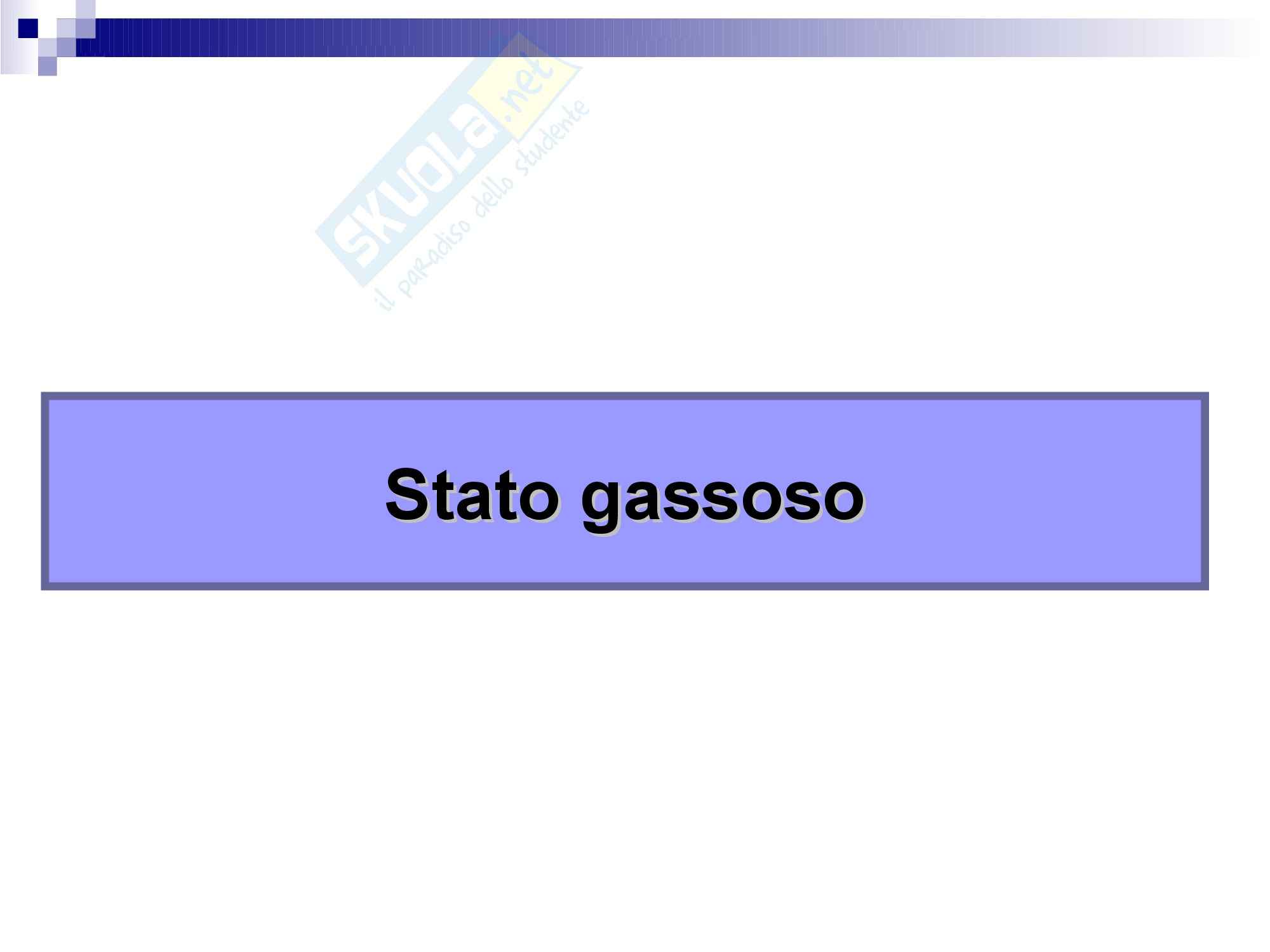 Chimica Che Cos E Lo Stato Gassoso