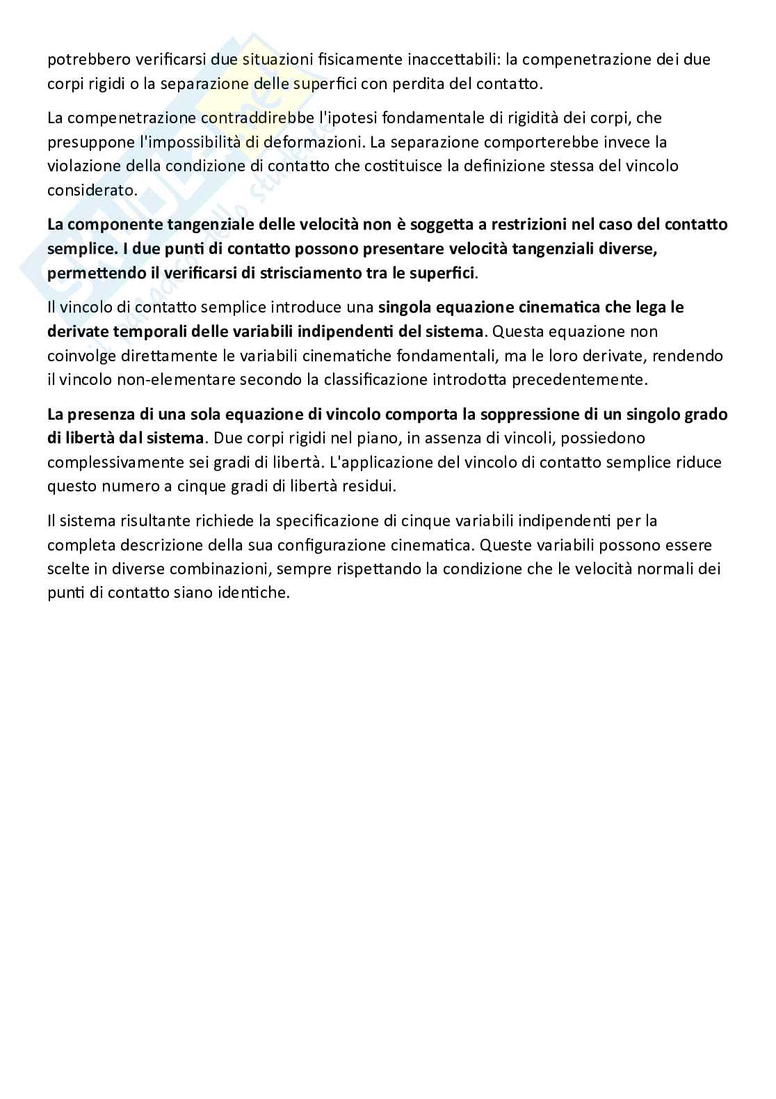 Fondamenti di meccanica teorica ed applicata (parte 2) - Introduzione alla cinematica del corpo rigido Pag. 16