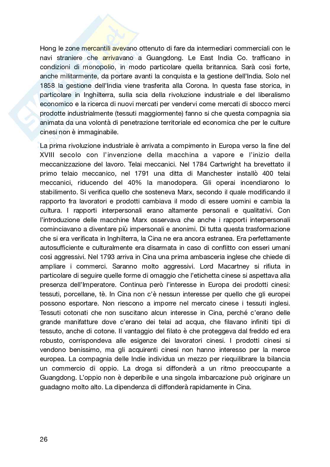 Appunti del corso di Storia dell'Asia orientale Pag. 26