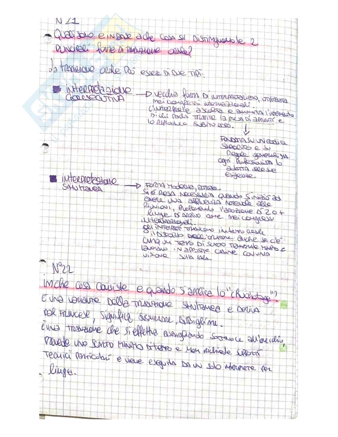 Paniere Teoria e Storia della Traduzione completo con domande aperte Pag. 11
