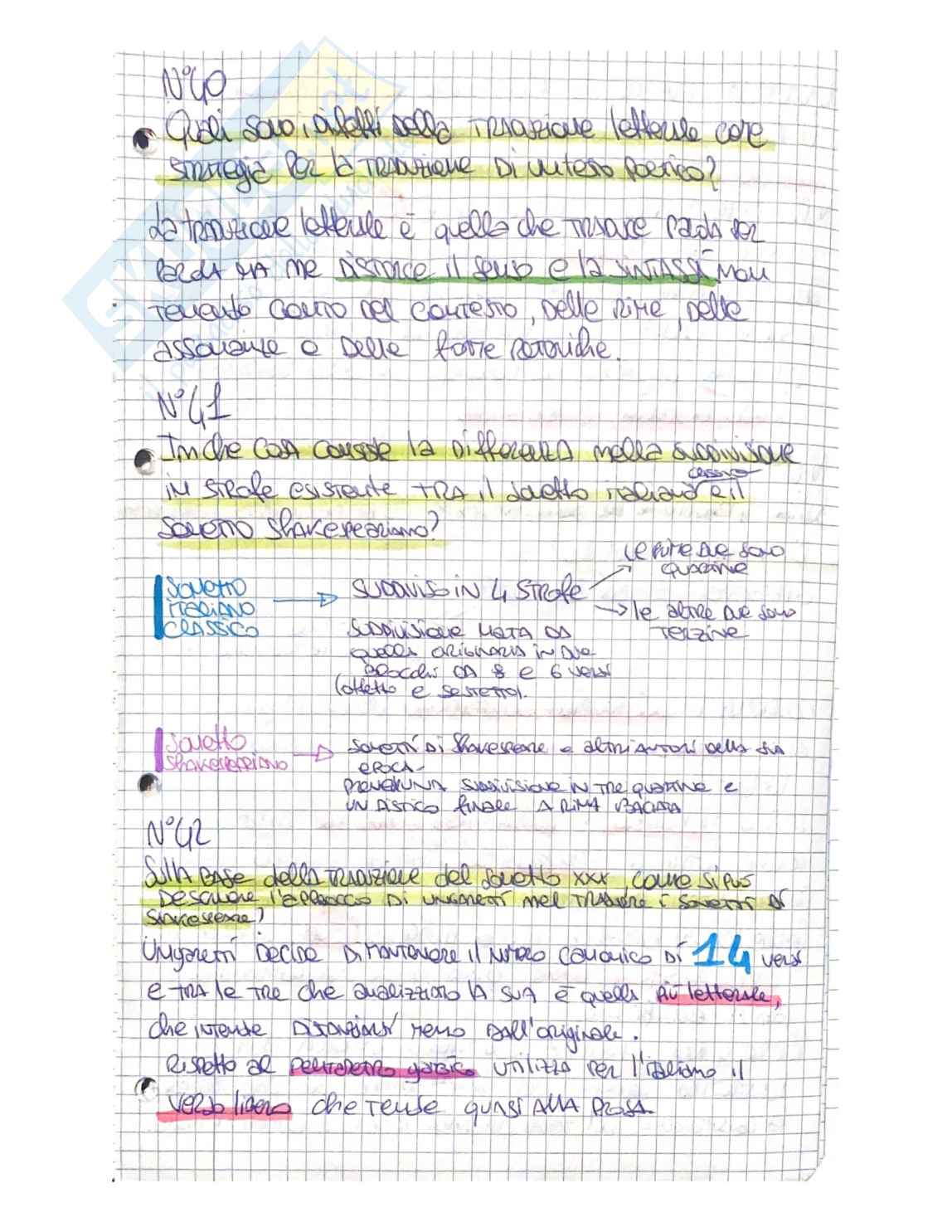 Paniere Teoria e Storia della Traduzione completo con domande aperte Pag. 21