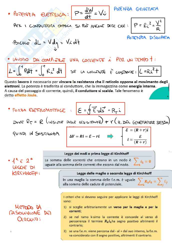Teoria di Fisica generale - Modulo B Pag. 11