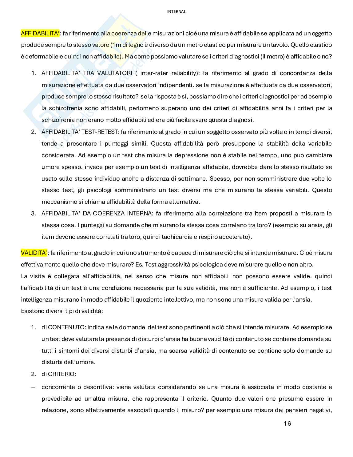 Psicologia clinica Pag. 16