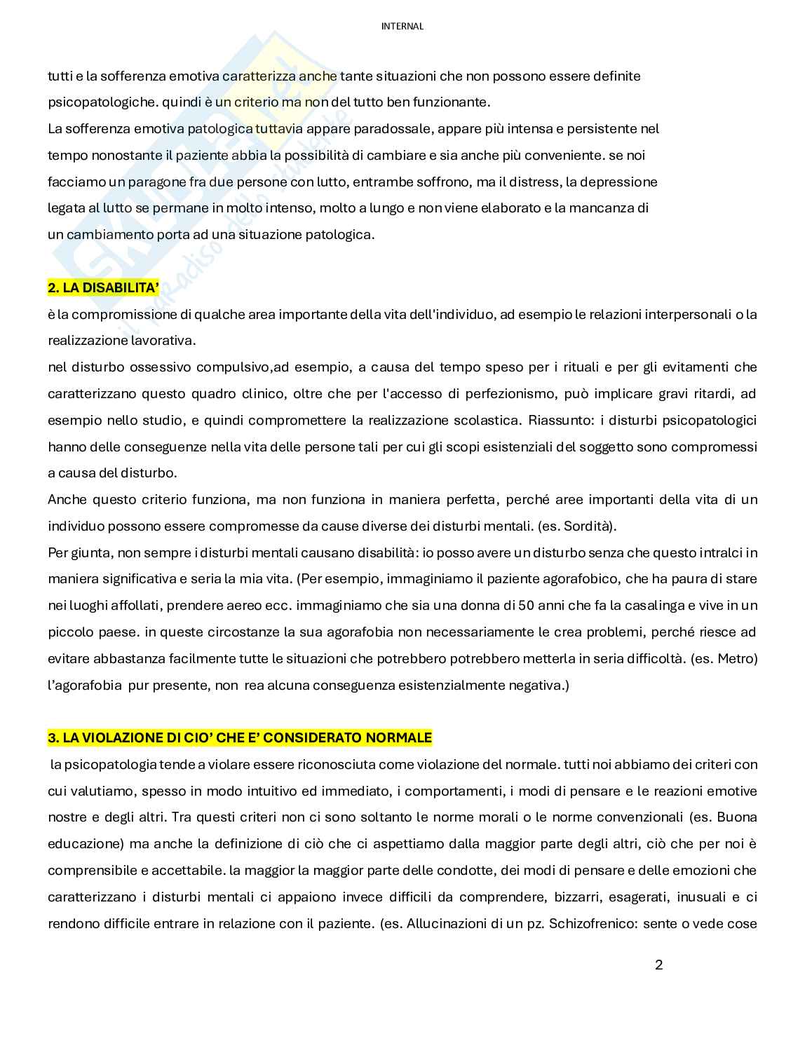 Psicologia clinica Pag. 2