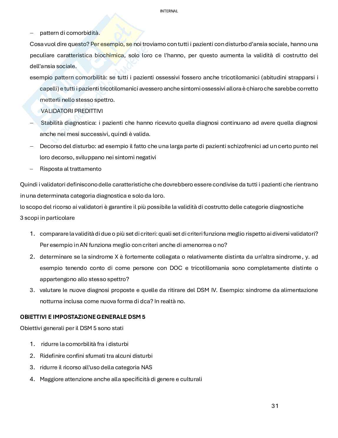 Psicologia clinica Pag. 31