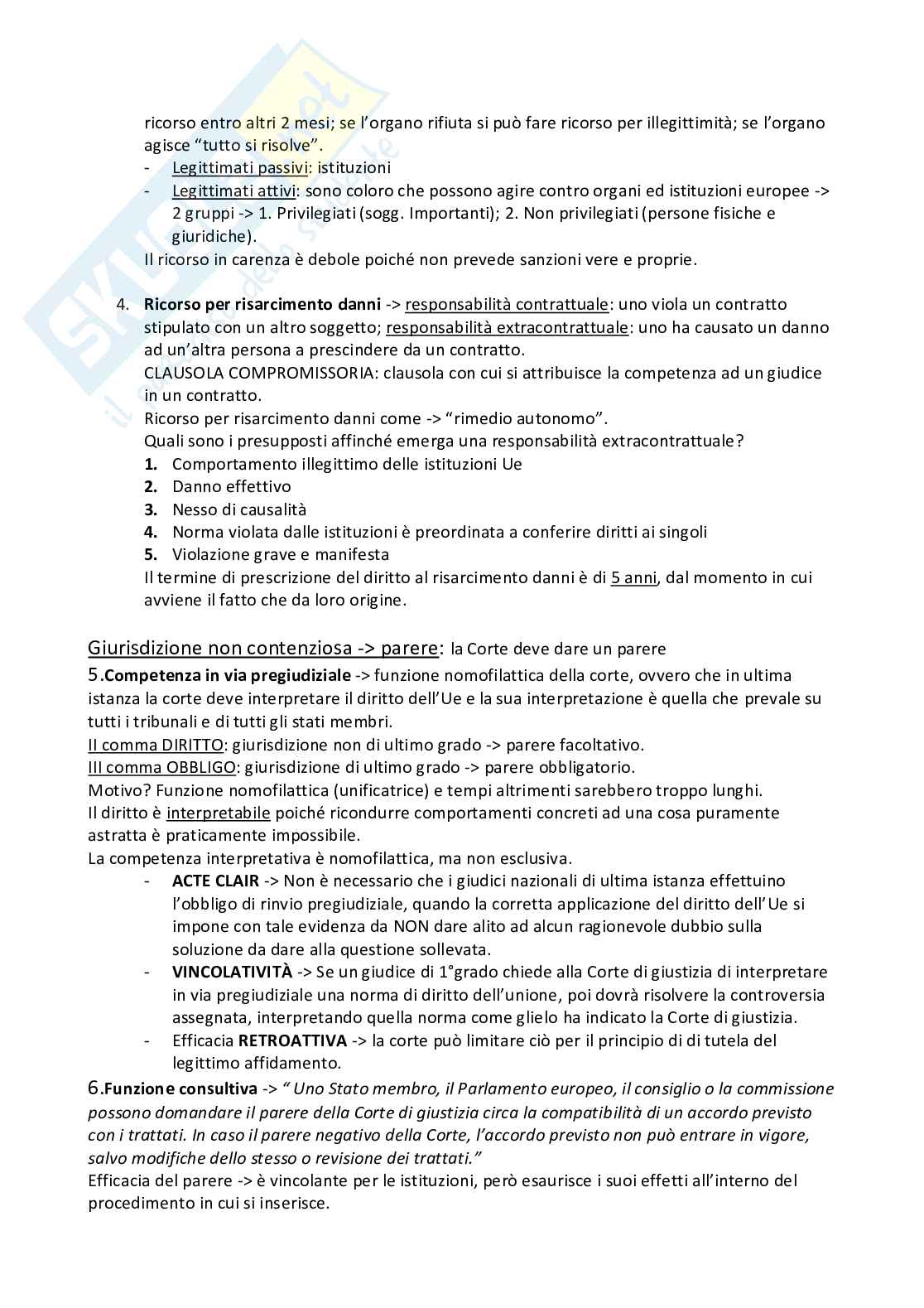 Schemi Riassuntivi Diritto dell'UE Pag. 2
