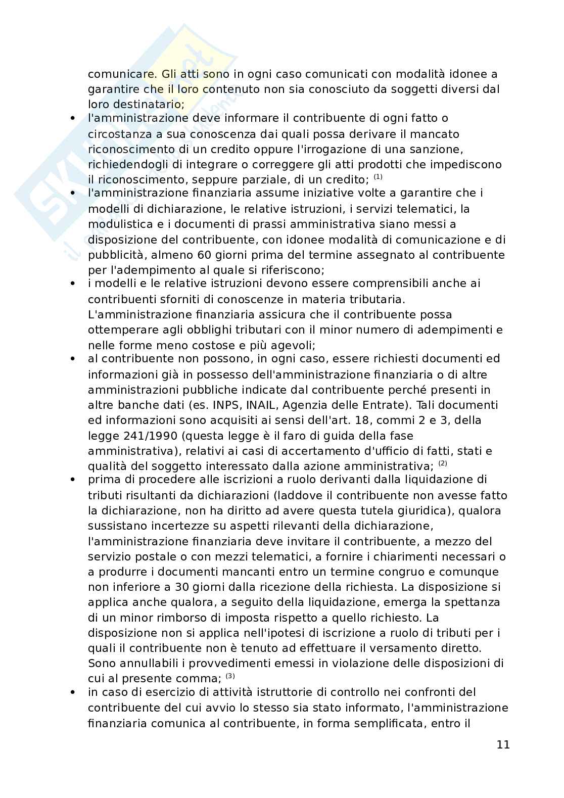 Appunti di Diritto tributario avanzato (6 crediti) Pag. 11