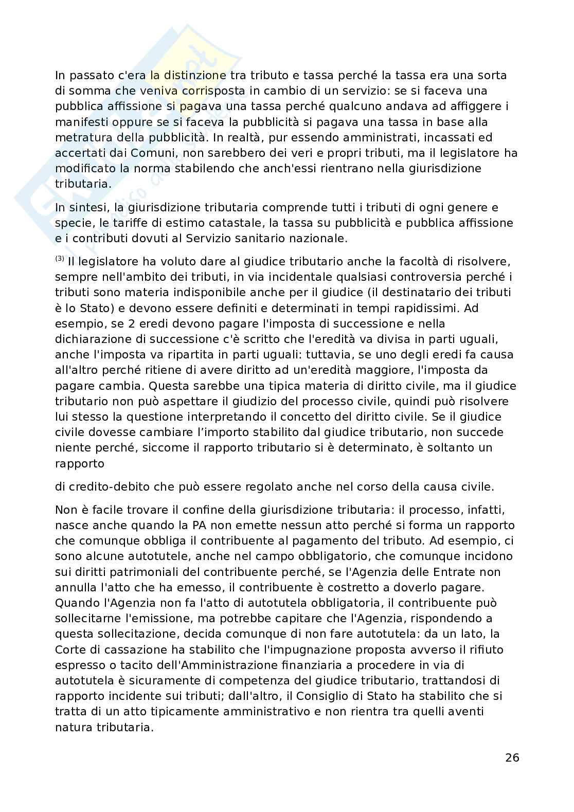 Appunti di Diritto tributario avanzato (6 crediti) Pag. 26