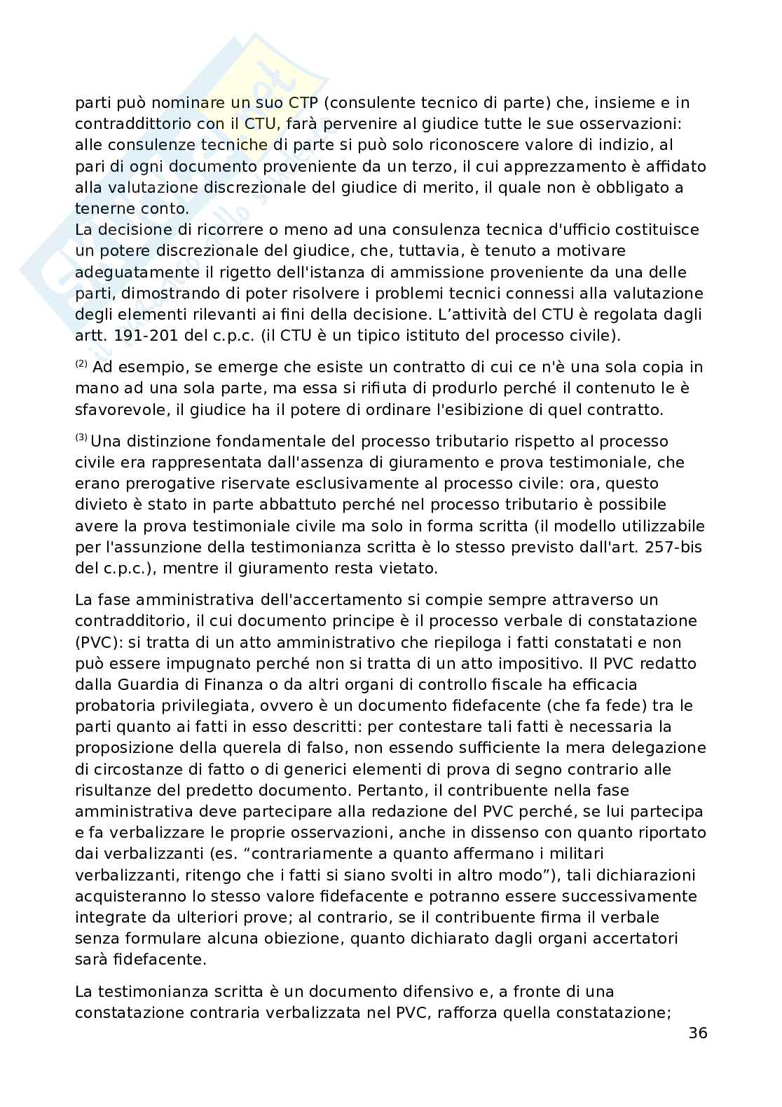 Appunti di Diritto tributario avanzato (6 crediti) Pag. 36