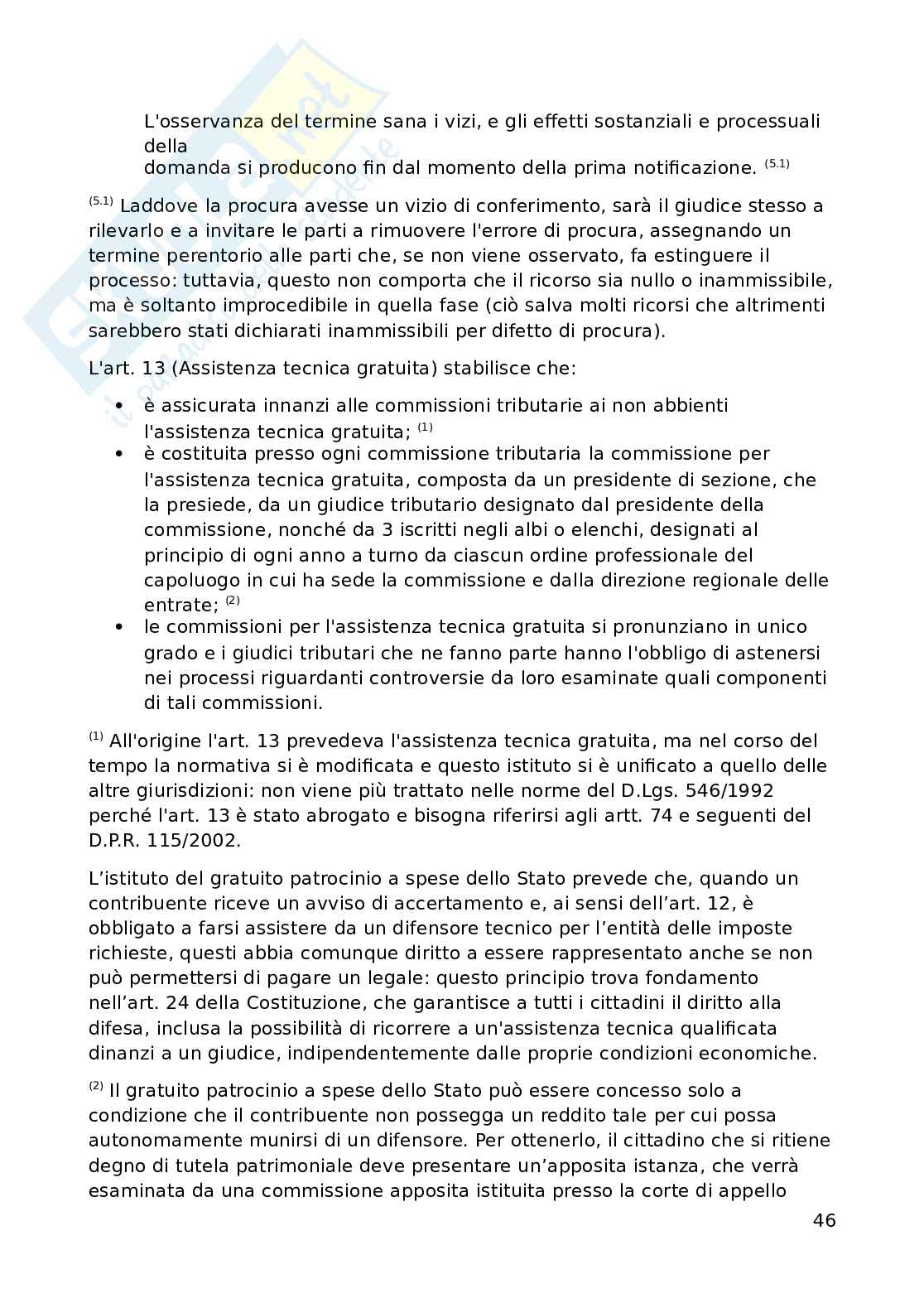 Appunti di Diritto tributario avanzato (6 crediti) Pag. 46