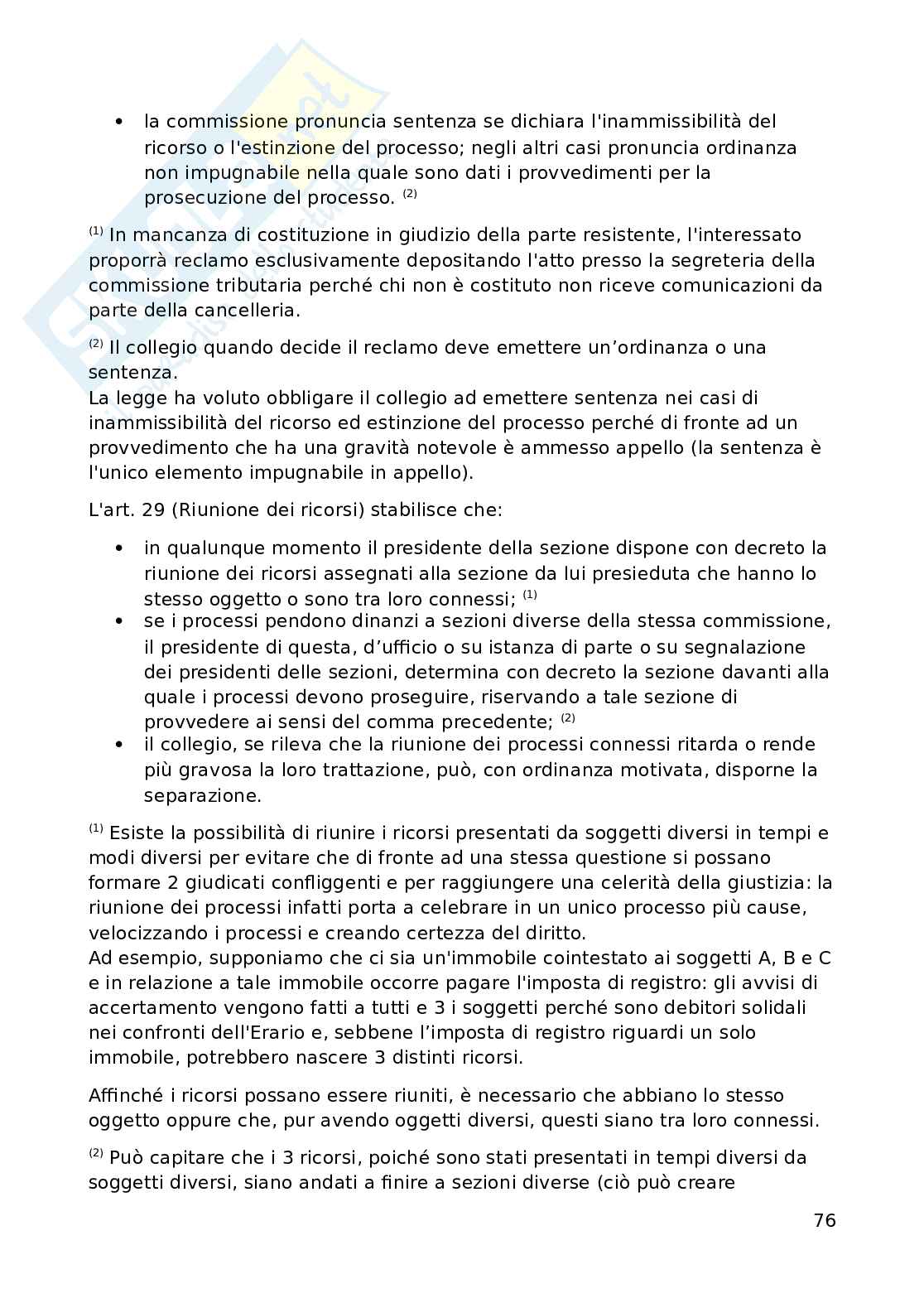 Appunti di Diritto tributario avanzato (6 crediti) Pag. 76