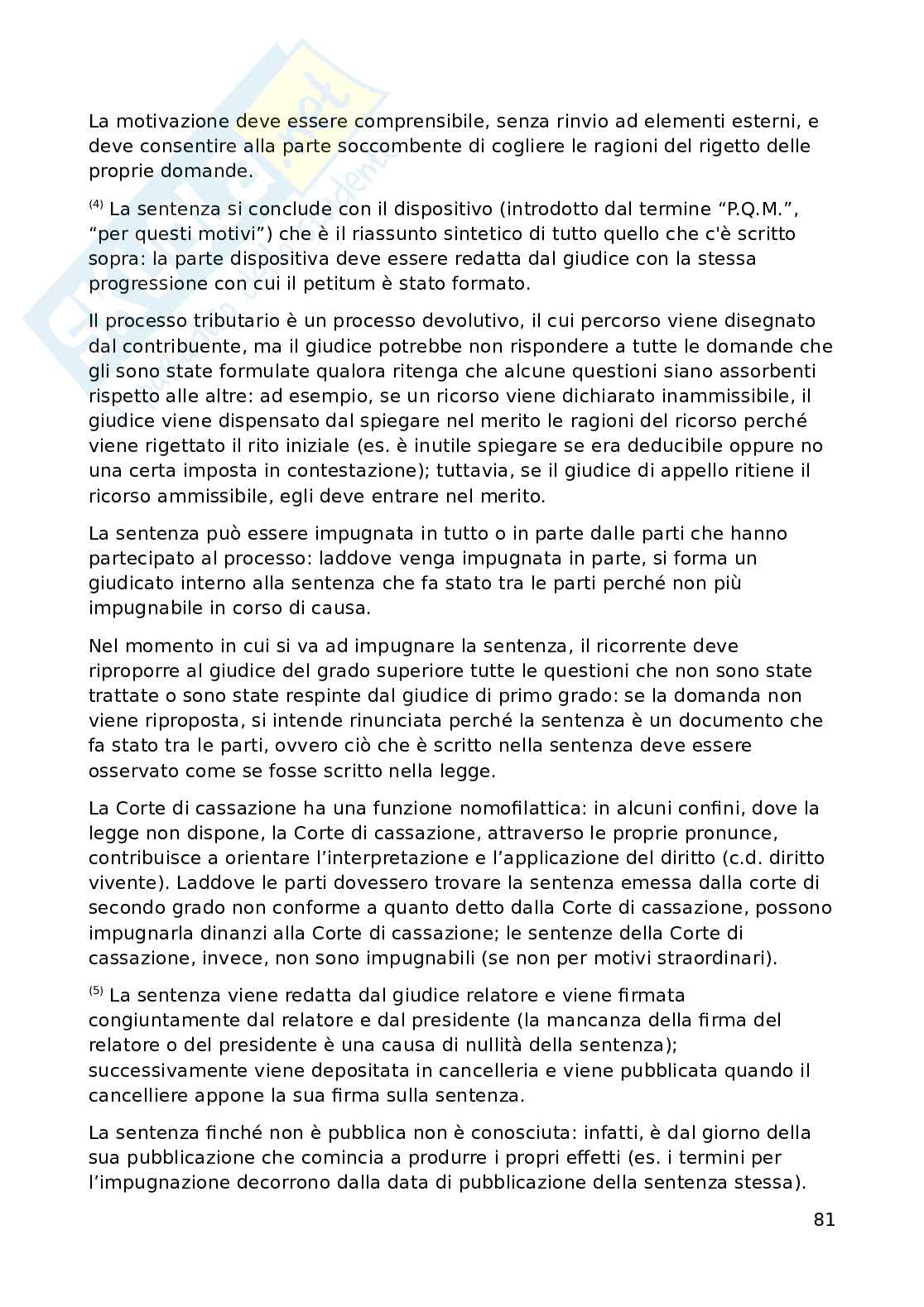 Appunti di Diritto tributario avanzato (6 crediti) Pag. 81