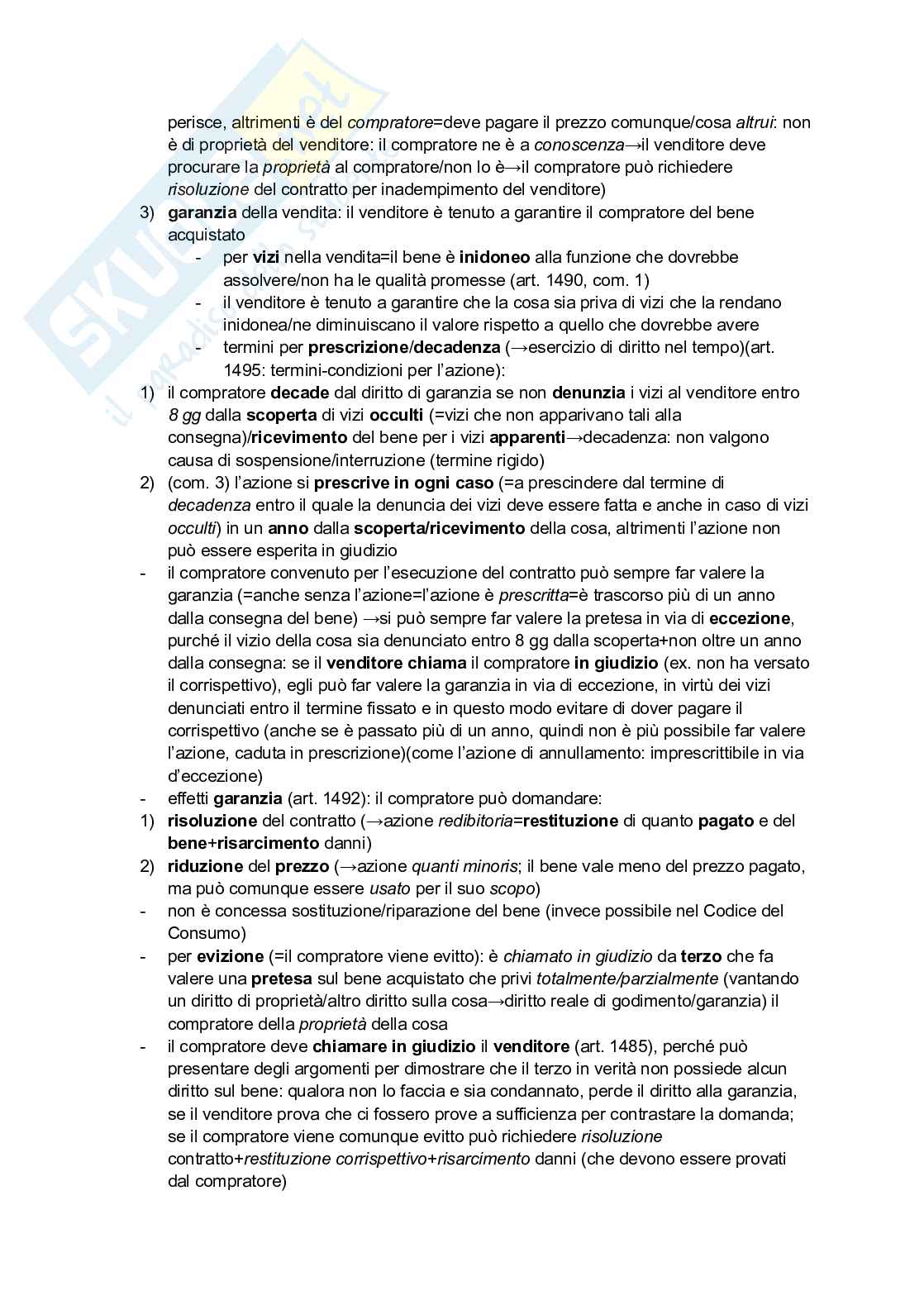 Riassunto esame Diritto privato, Prof. Rizzo Nicola, libro consigliato Manuale di diritto privato , Andrea Torrente Pag. 16