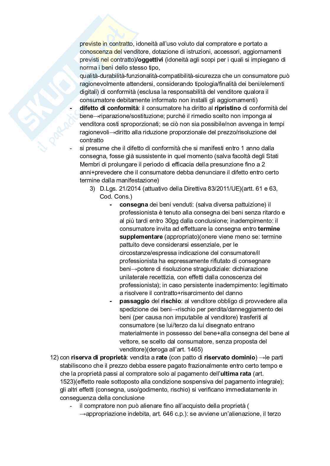 Riassunto esame Diritto privato, Prof. Rizzo Nicola, libro consigliato Manuale di diritto privato , Andrea Torrente Pag. 26