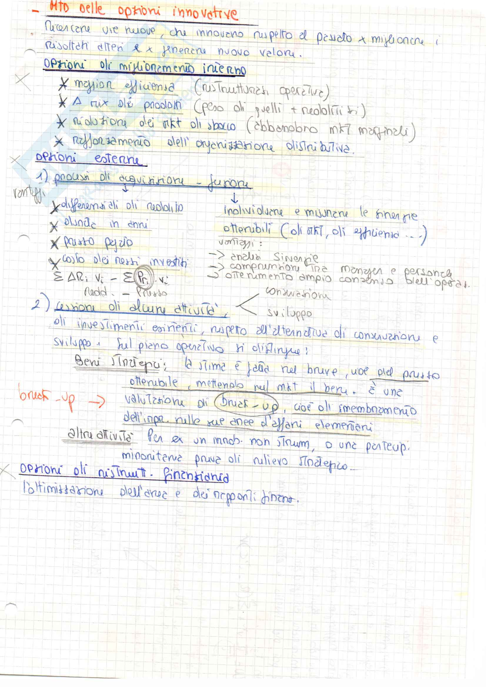 Economia gestione delle imprese - Metodi di valutazione Pag. 6
