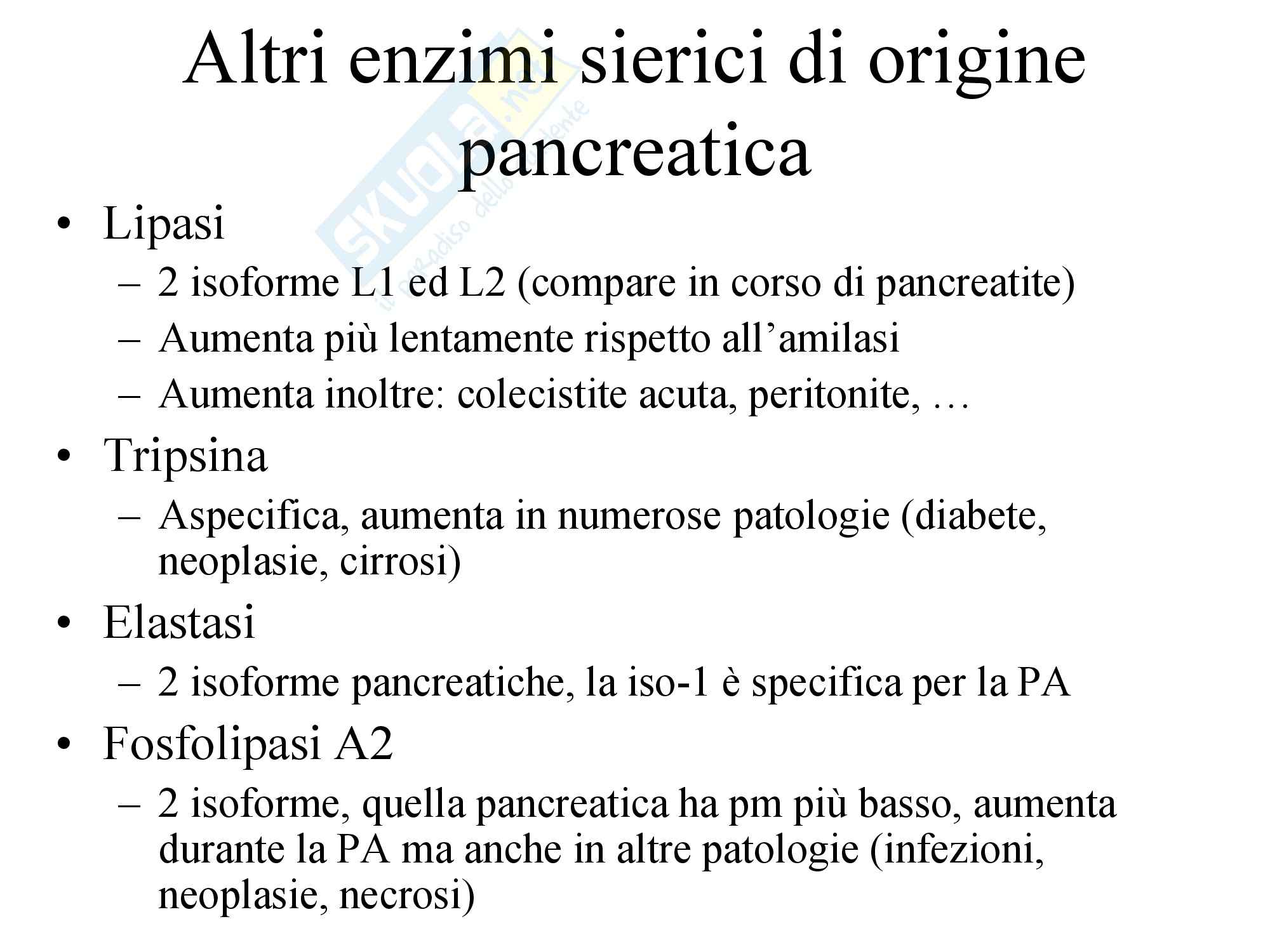 Biochimica Clinica - Affezioni pancreatiche Pag. 11