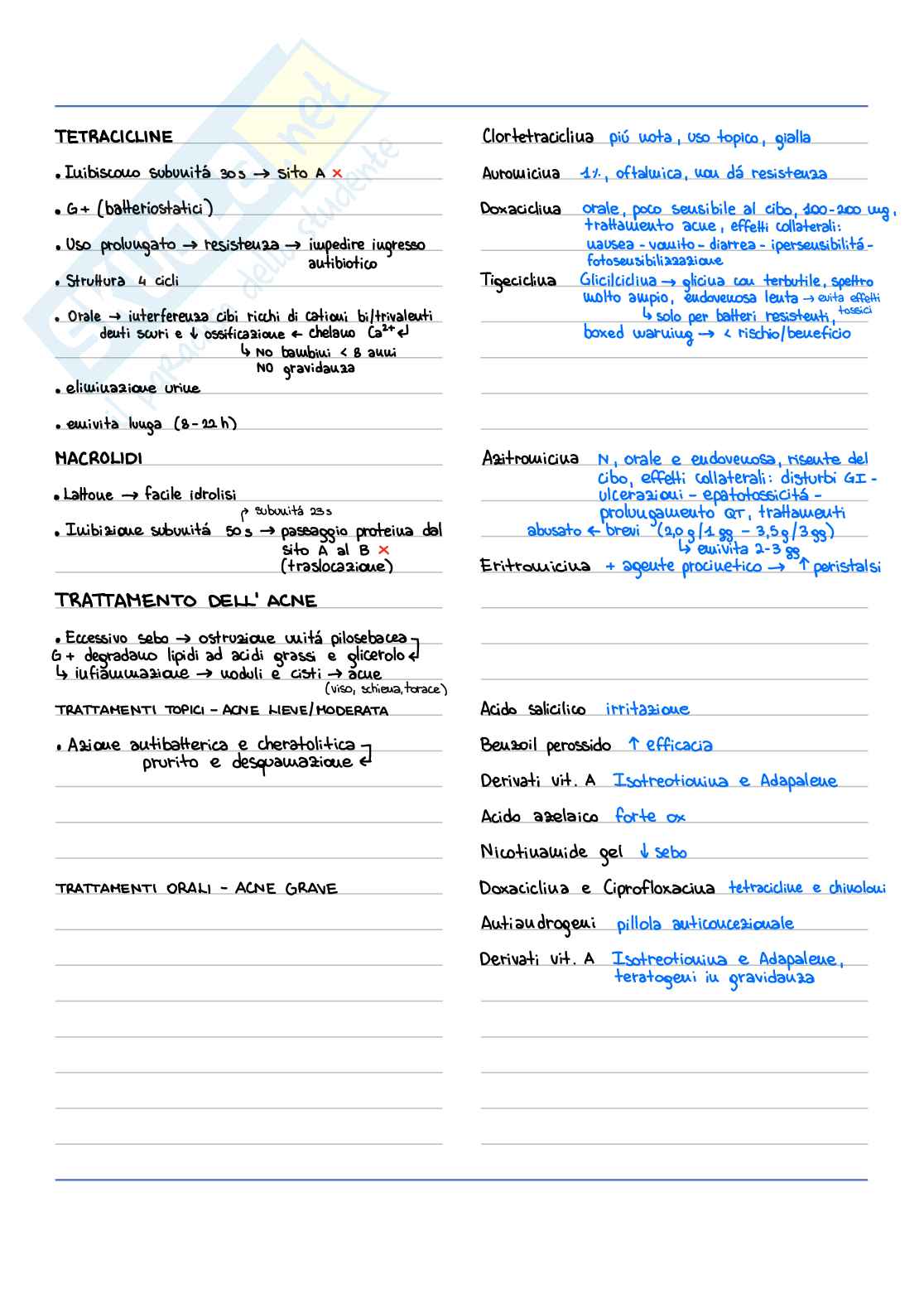 Schema Farmacoterapia 1 a colonne Pag. 16