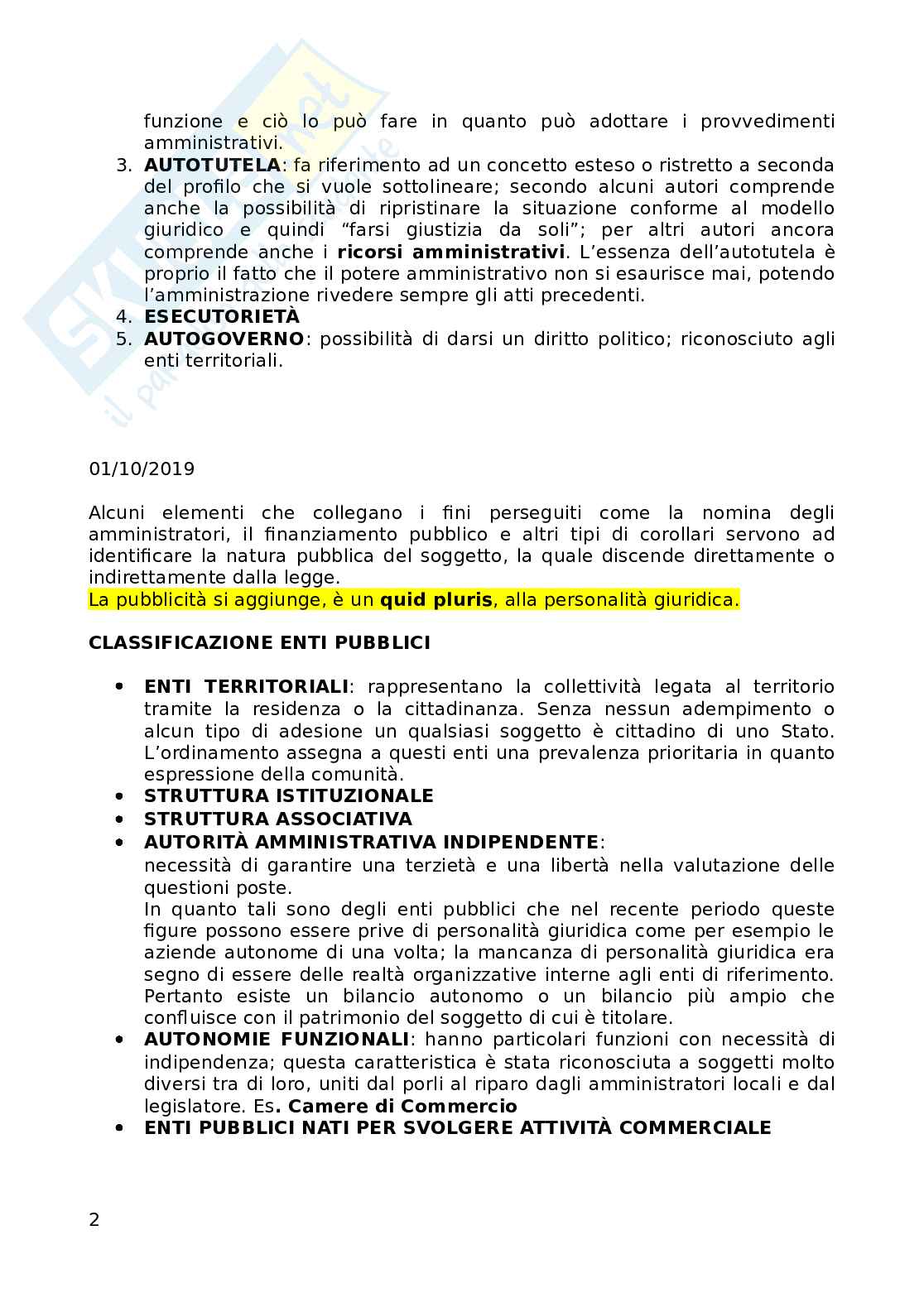 Appunti Diritto amministrativo  Pag. 2